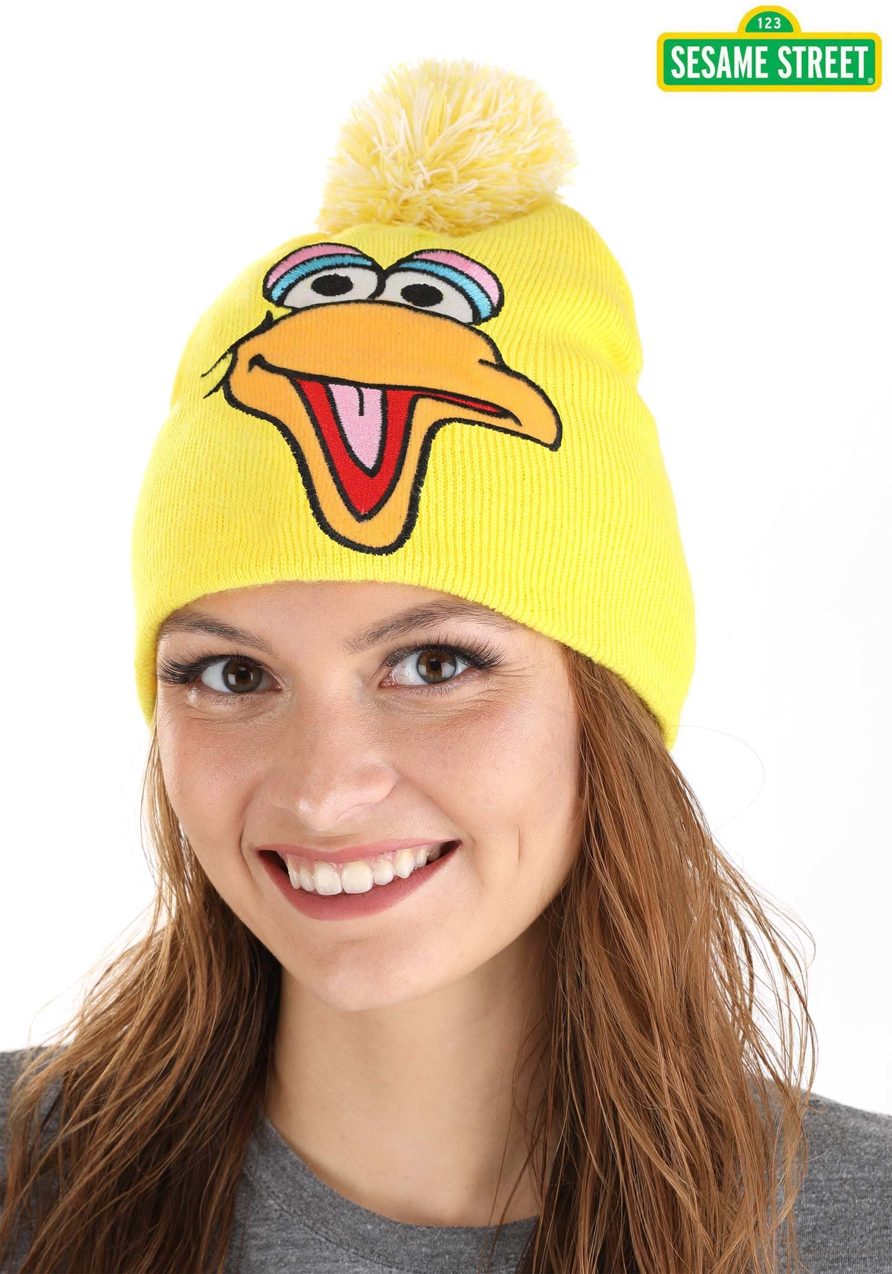 Winter Big Bird Pom Hat 3 Winter Big Bird Pom Hat
