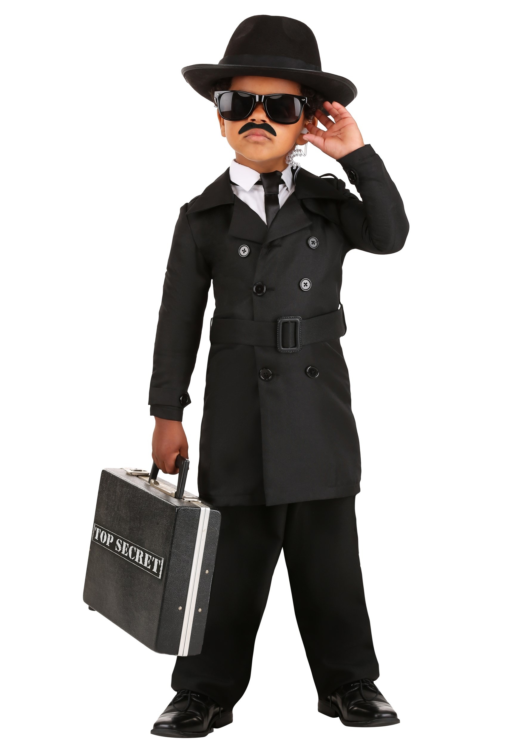 Boy's Secret Agent Man Costume for Toddlers