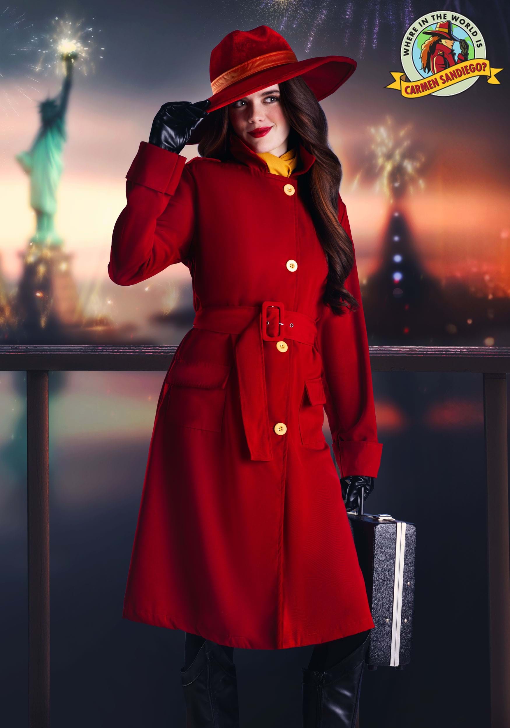 Authentic Women's Carmen Sandiego Costume