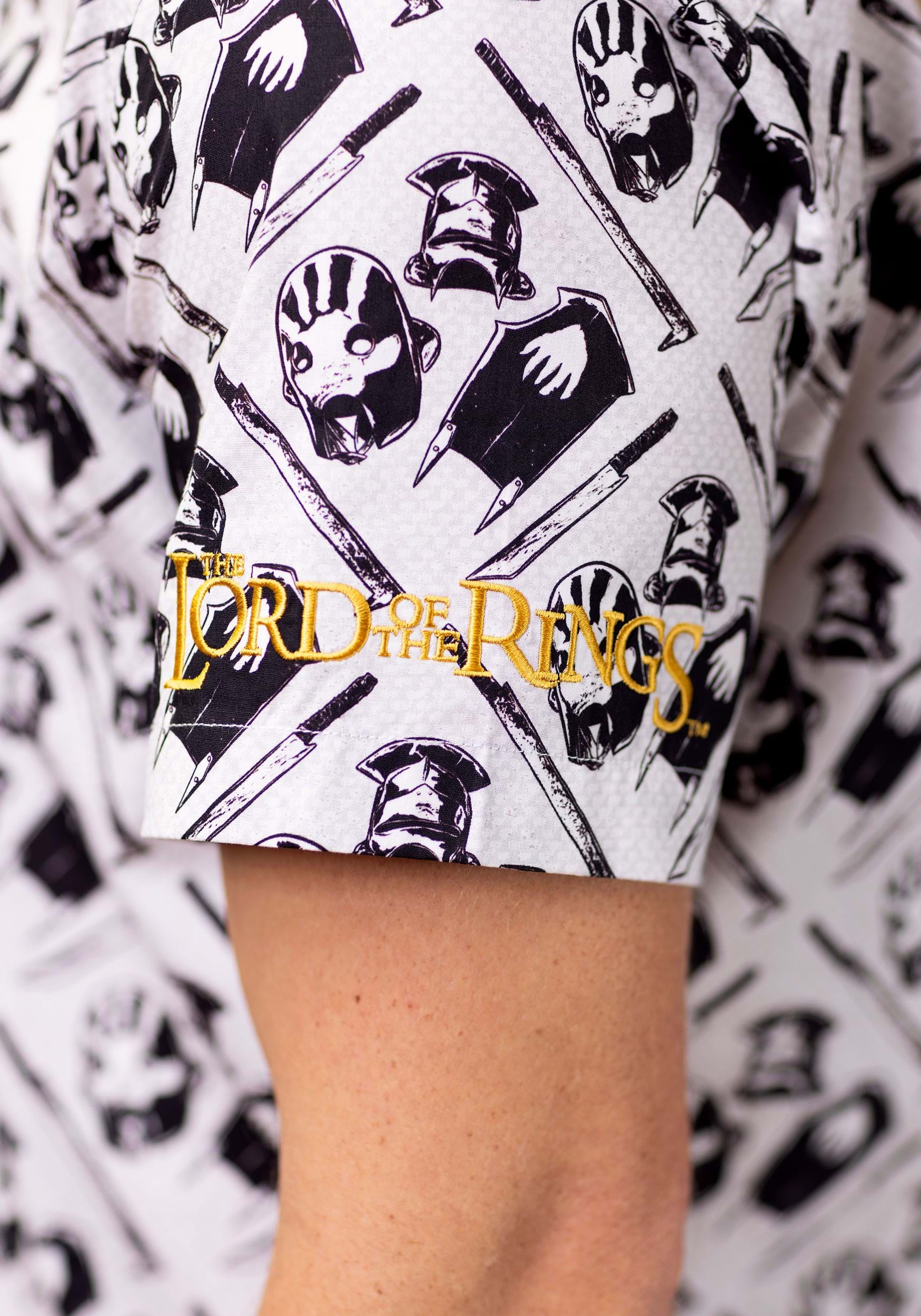 Uruk-hai Lord of the Rings Adult Button Up Shirt