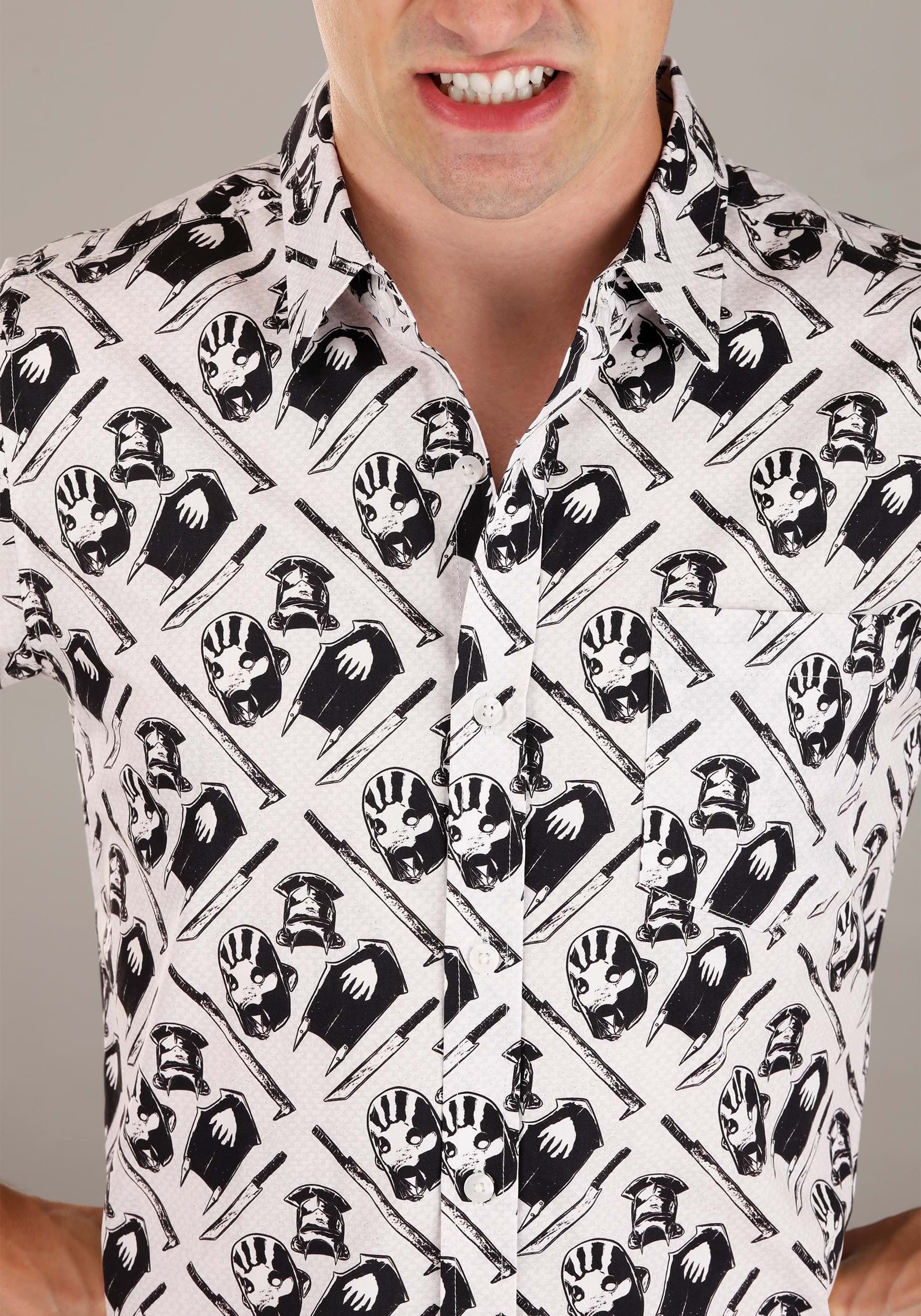 Uruk-hai Lord of the Rings Adult Button Up Shirt