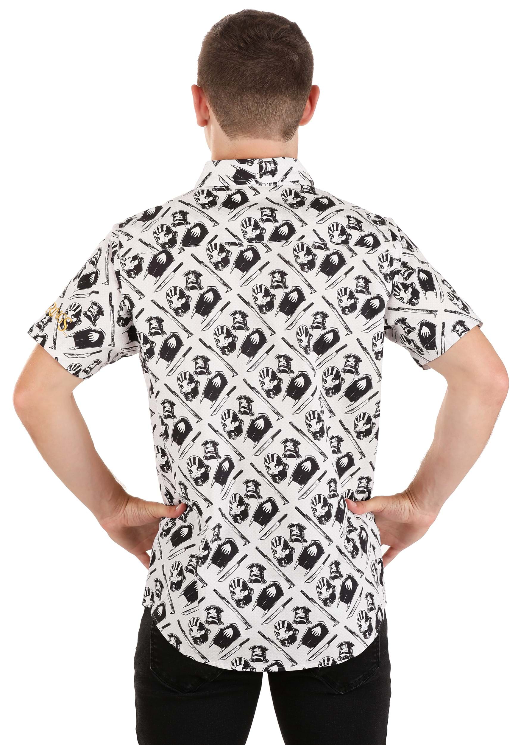 Uruk-hai Lord of the Rings Adult Button Up Shirt