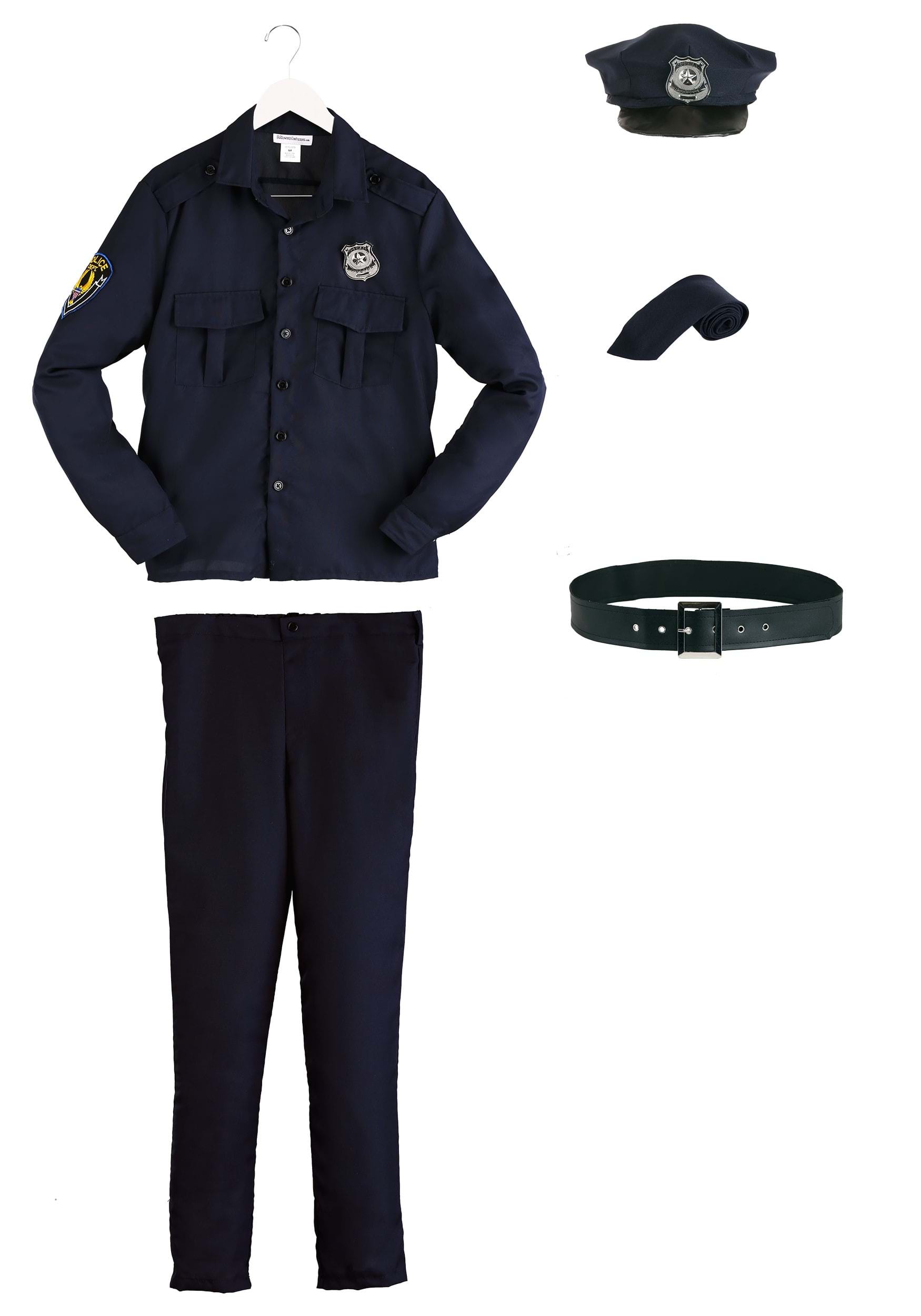 Plus Size Men's Police Officer Costume