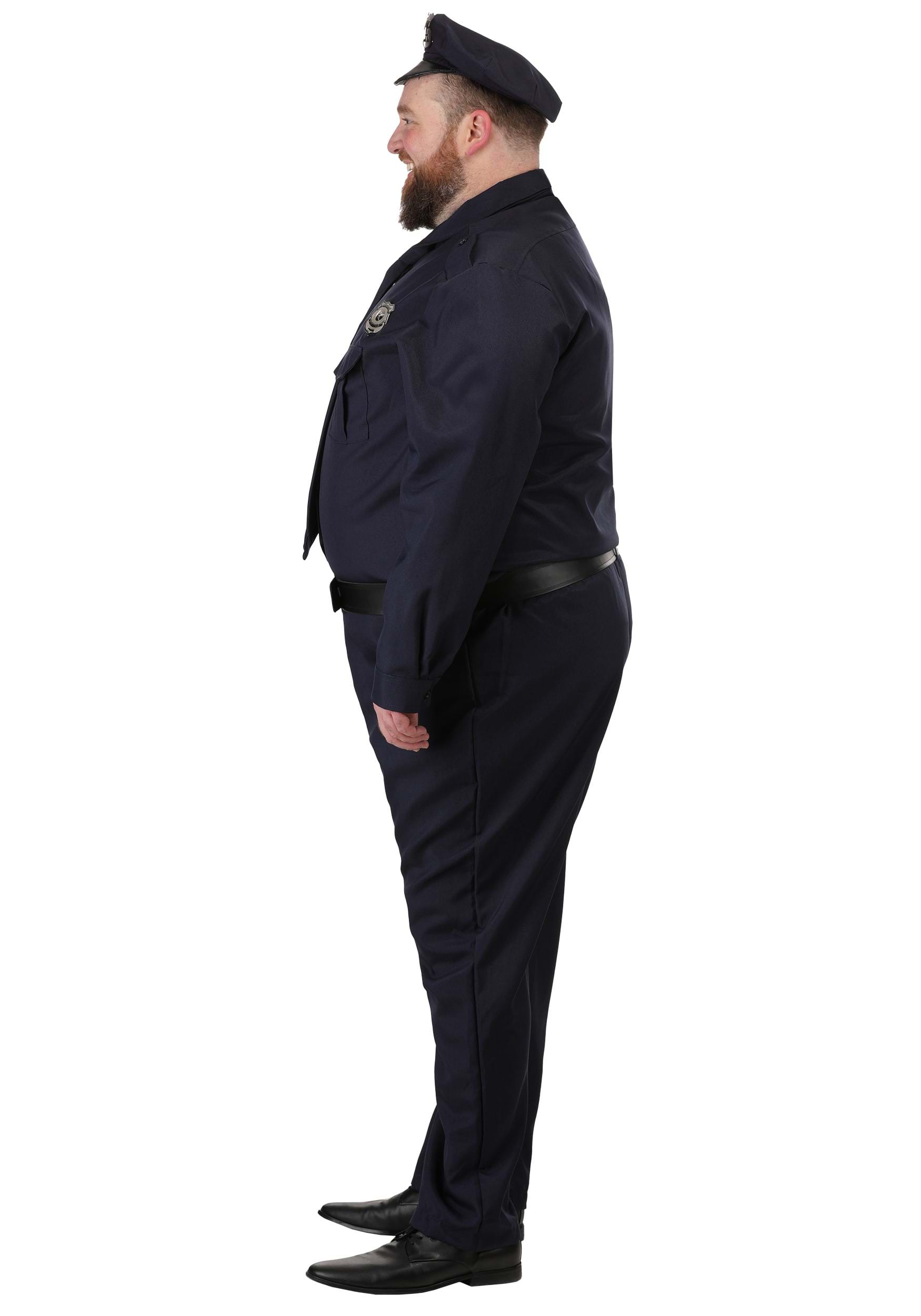 Plus Size Men's Police Officer Costume