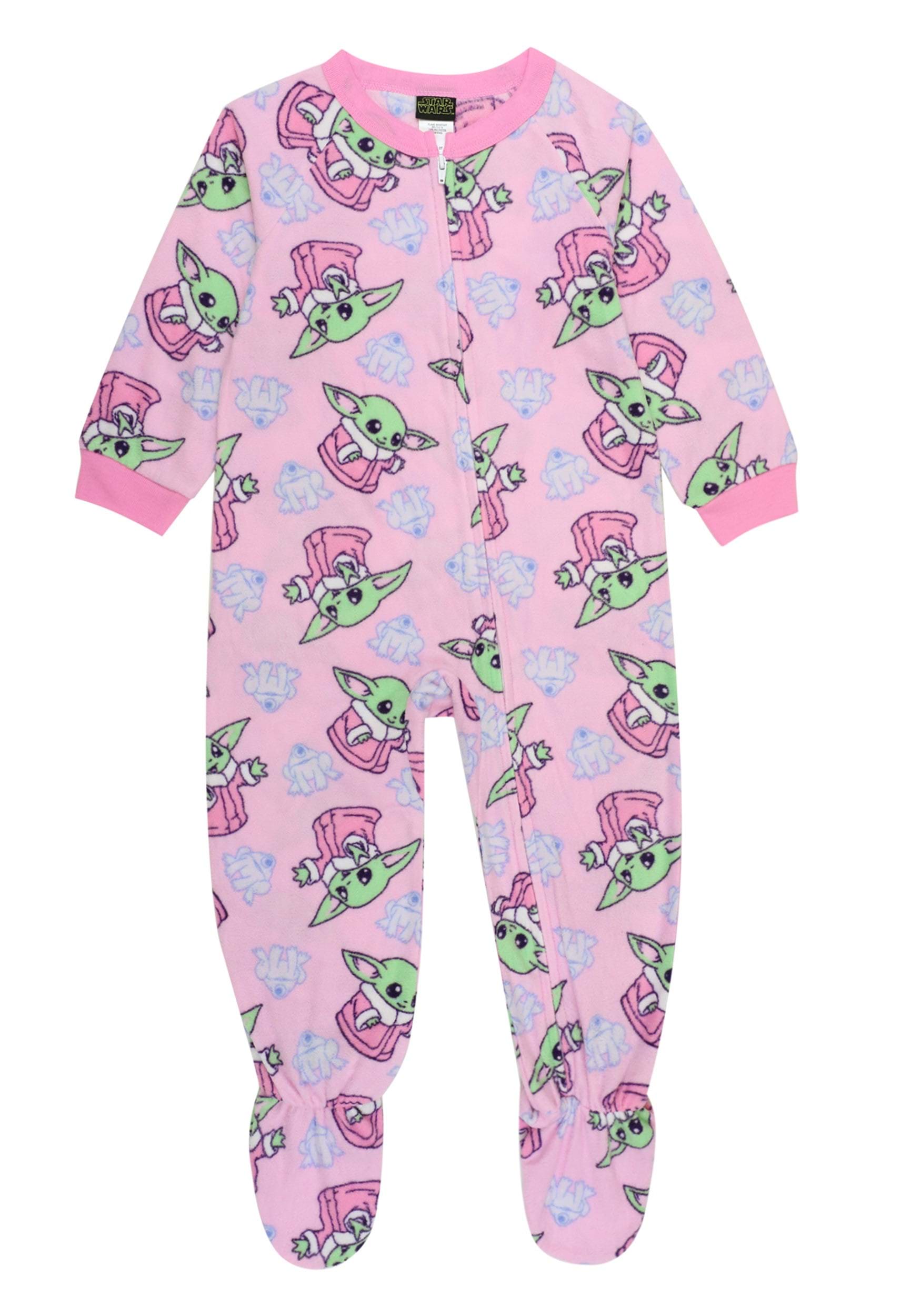 Grogu Toddler Pink Blanket Sleeper