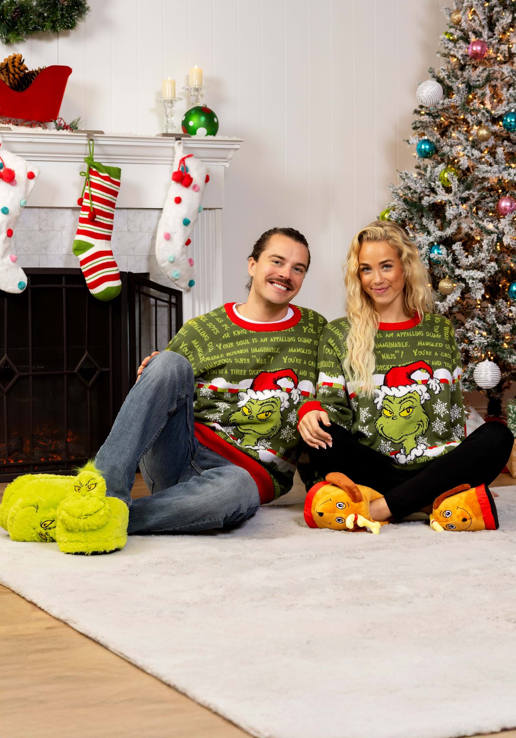 You're a Mean One Mr. Grinch Adult Sweater