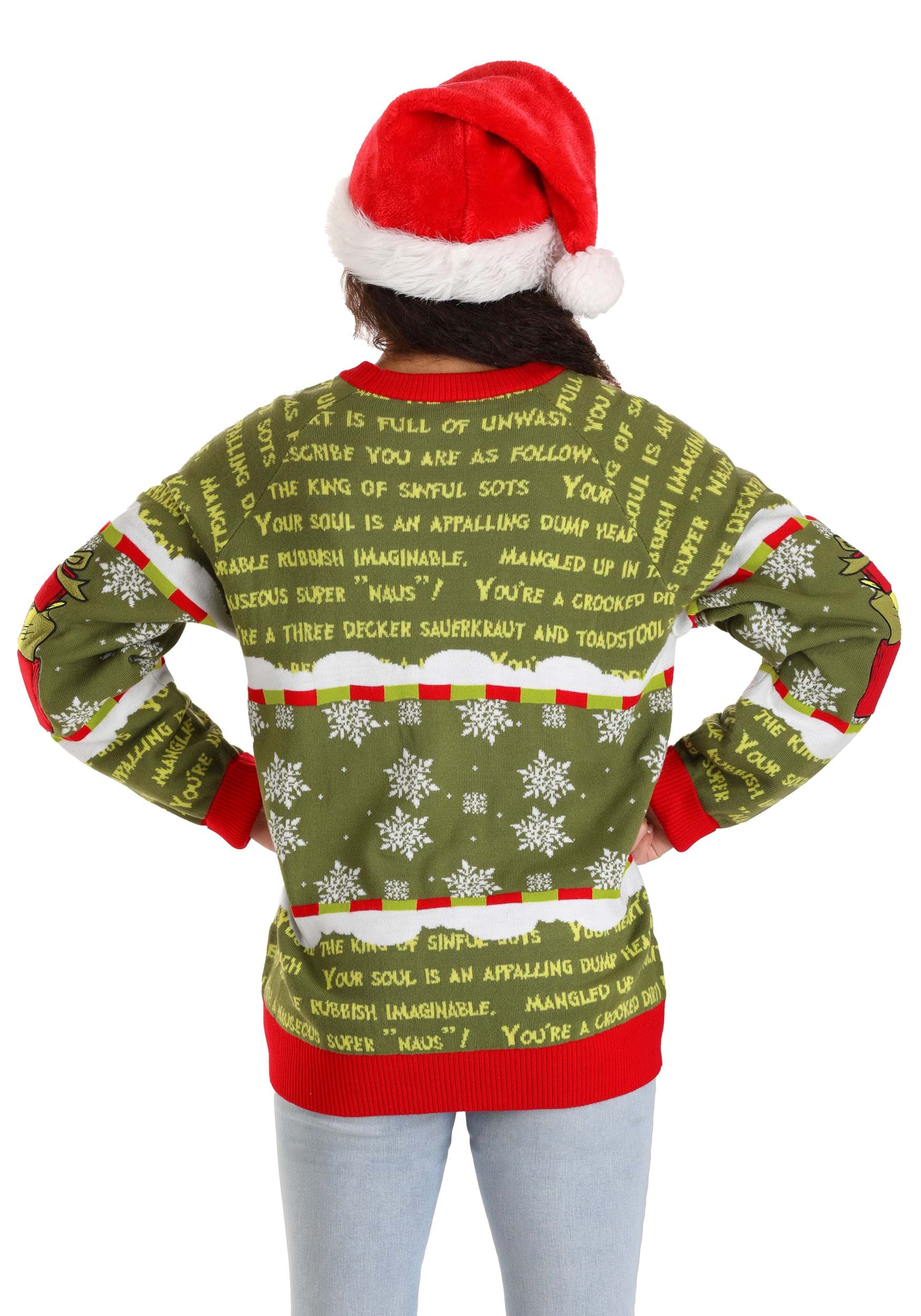 You're a Mean One Mr. Grinch Adult Sweater