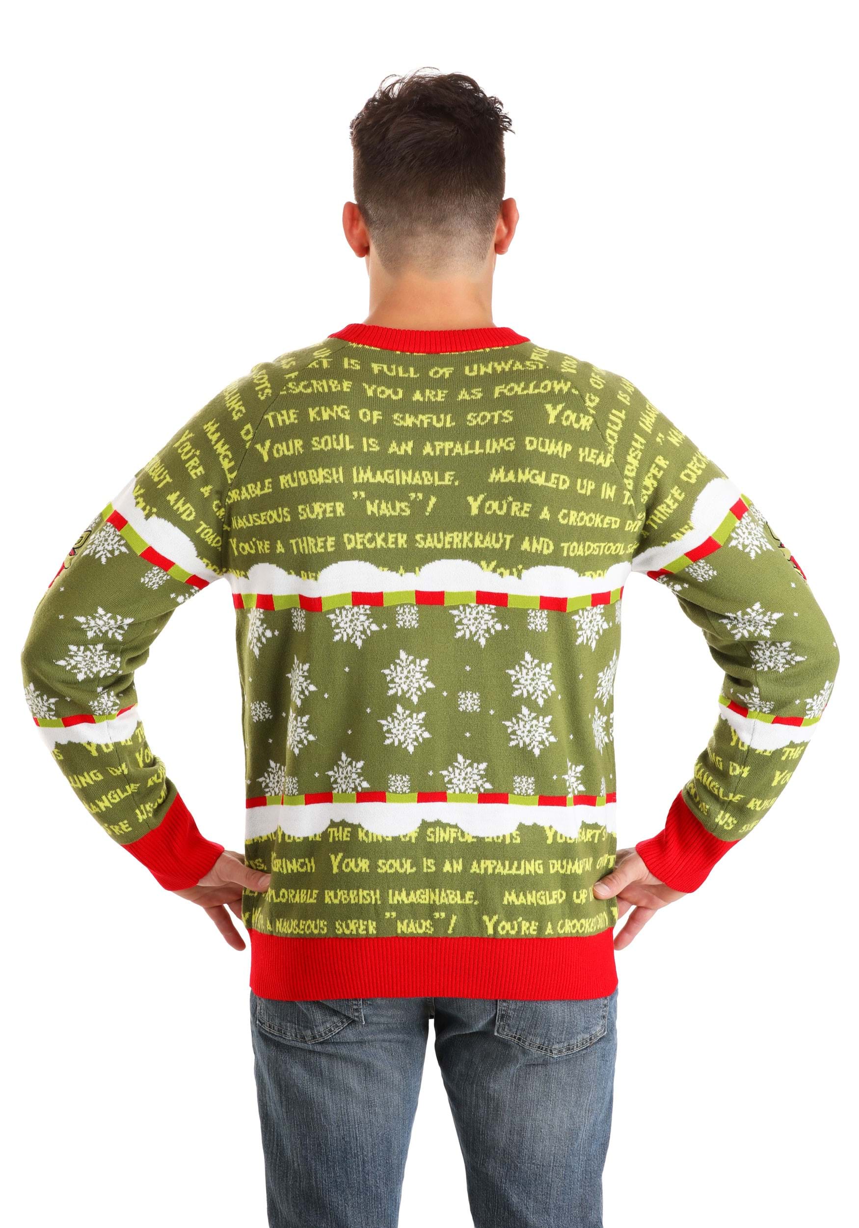 You're a Mean One Mr. Grinch Adult Sweater
