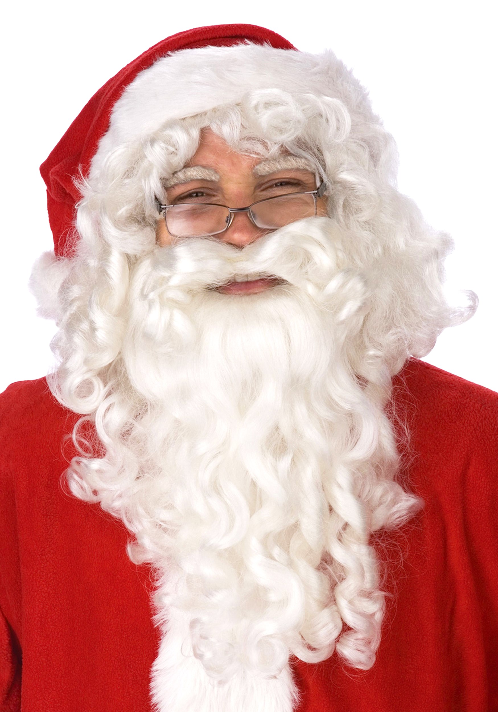 Adult White Santa Wig and Beard Set
