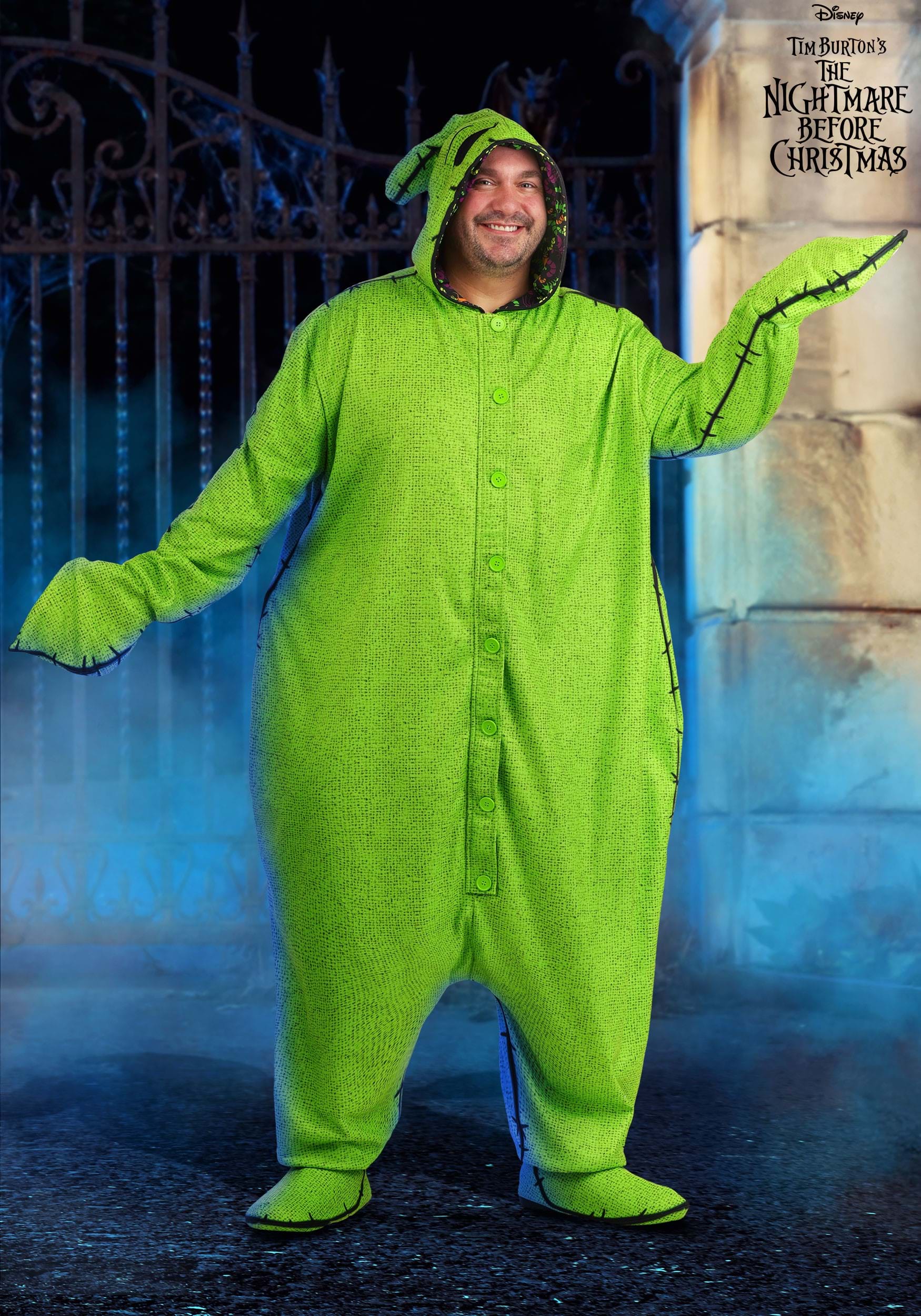 Adult Plus Size Disney Oogie Boogie Onesie Costume