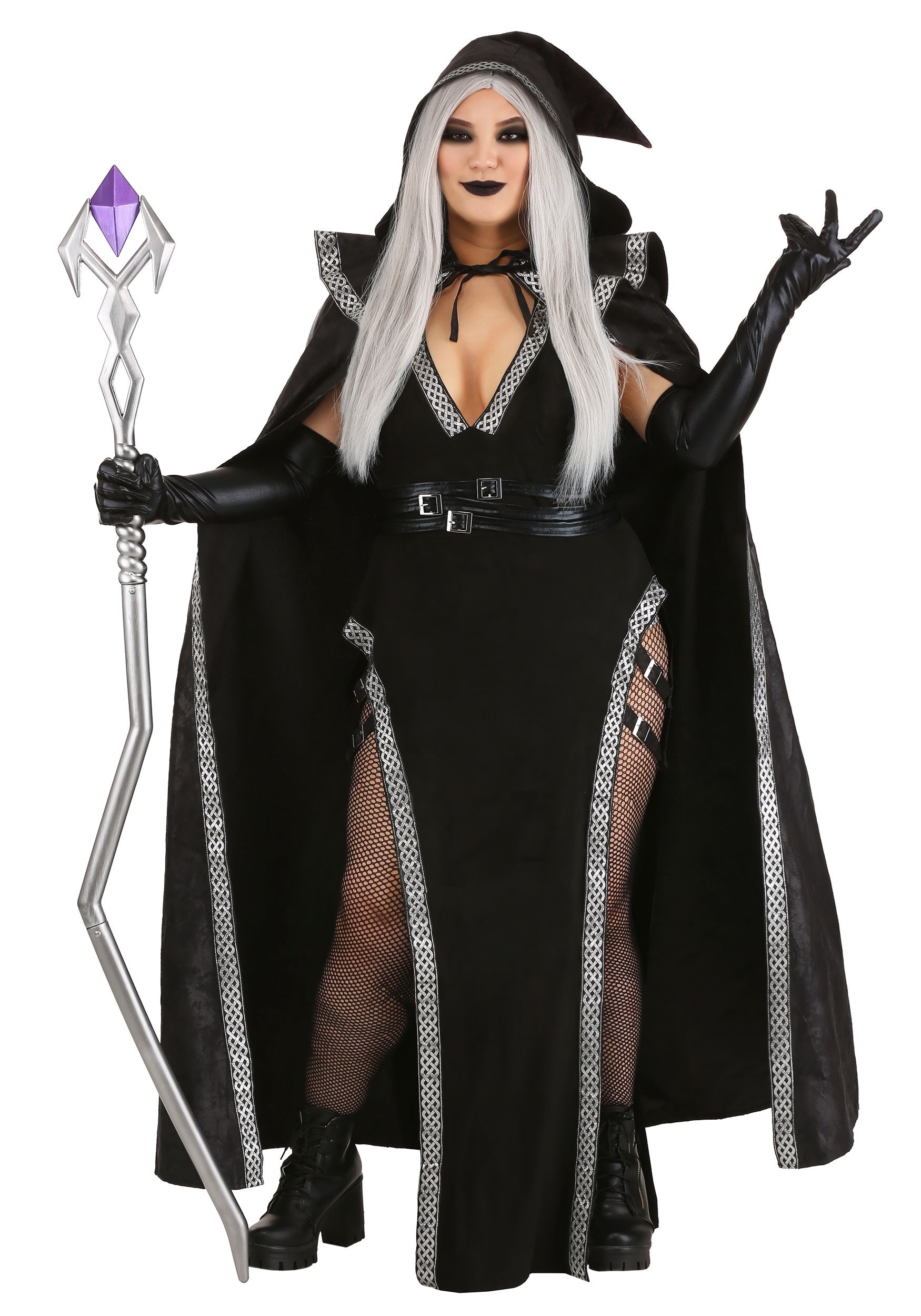 Plus Size Urban Warlock Costume for Women