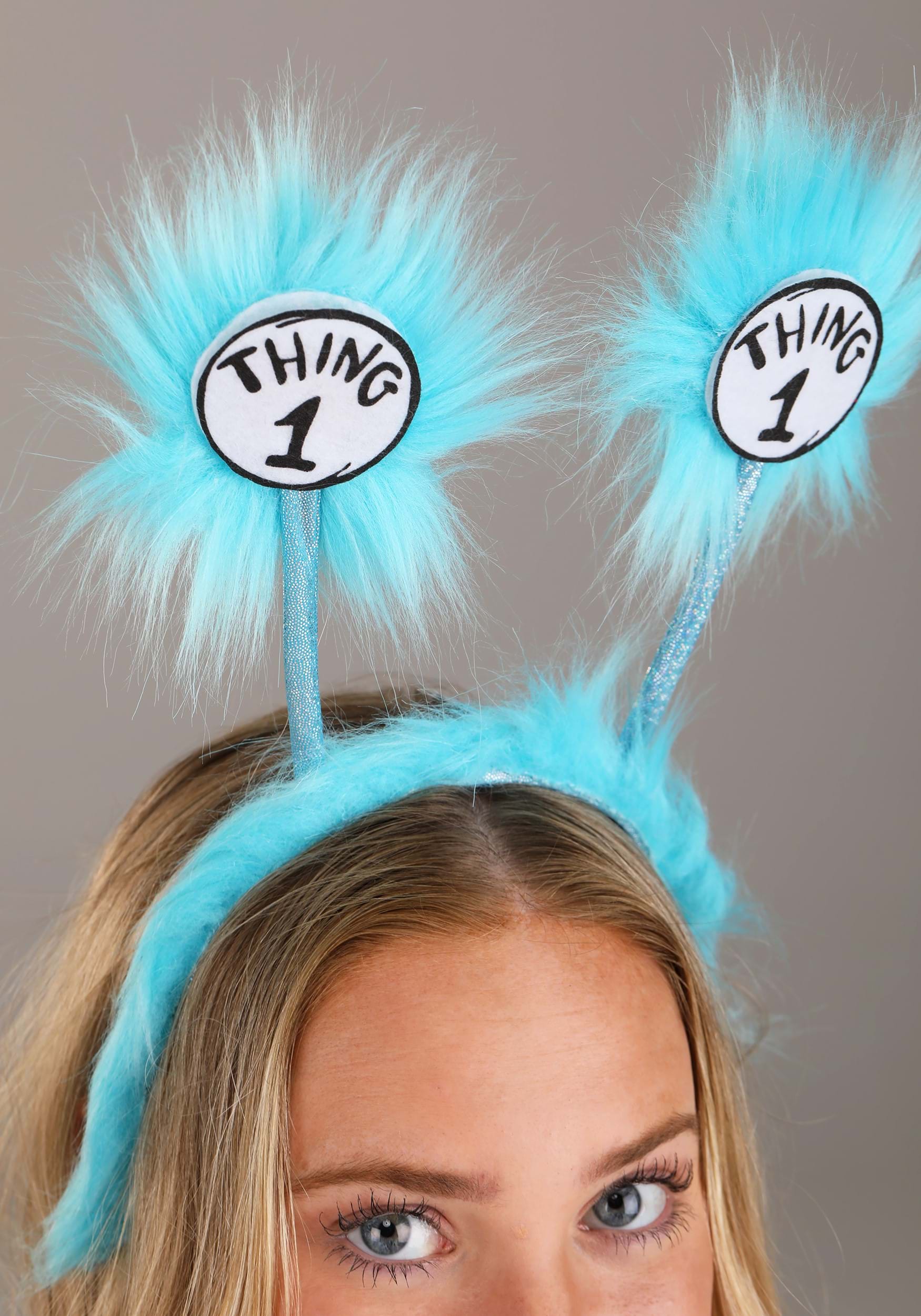 Dr. Seuss Thing 1 & 2 Women's Costume Dress 3 Dr. Seuss Thing 1 & 2 Women's Costume Dress
