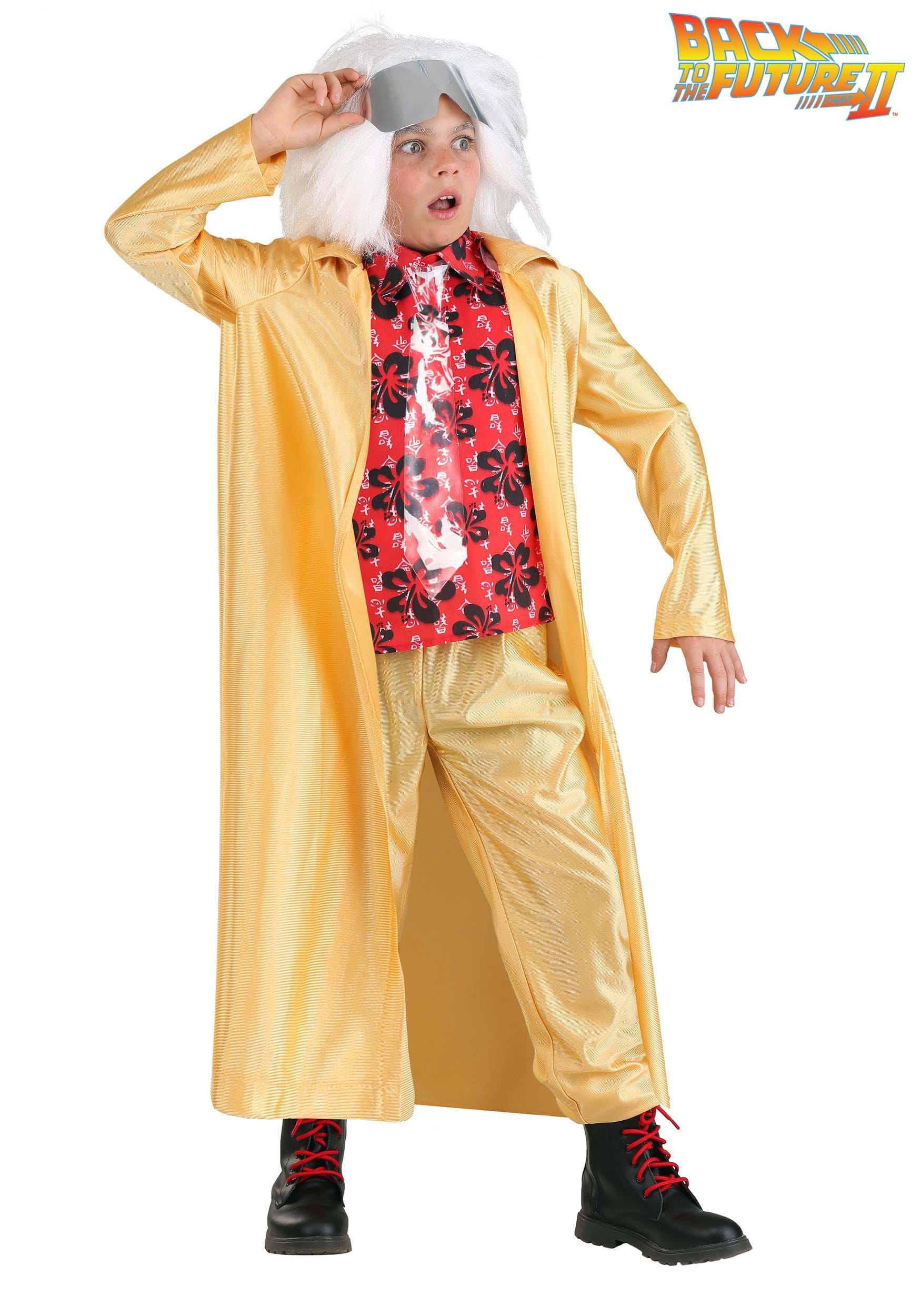 Back to the Future Kid's 2015 Doc Brown Costume