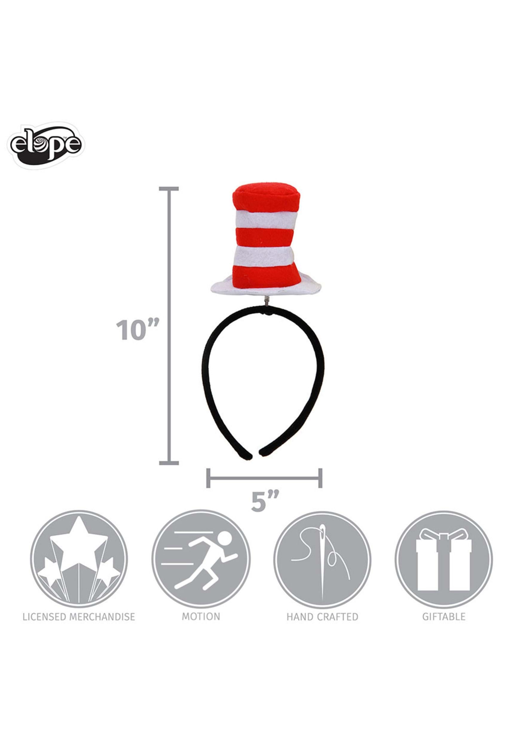 Dr. Seuss The Cat in The Hat- Spring Headband Accessory