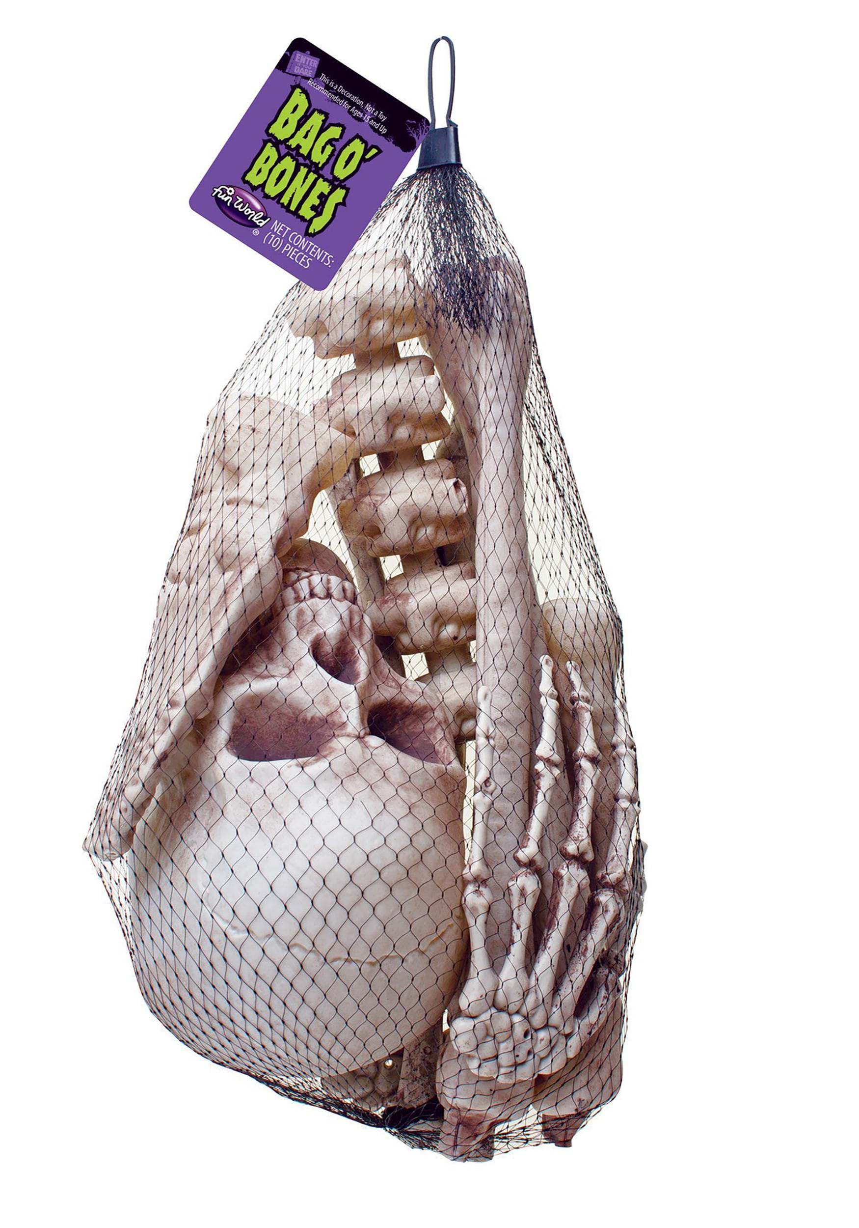 Bag O' Bones Halloween Decoration Set