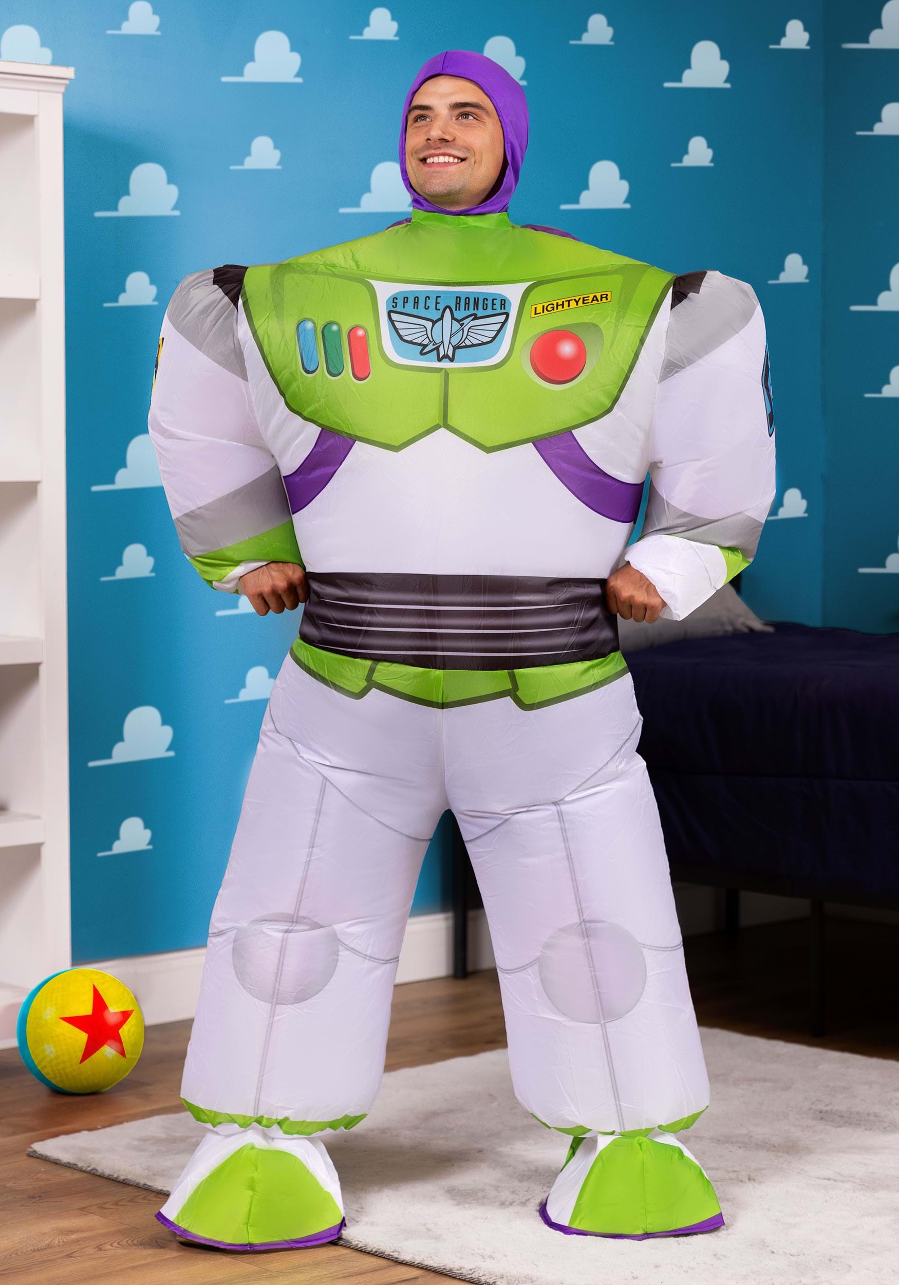 Disney Toy Story Adult Buzz Lightyear Inflatable Costume