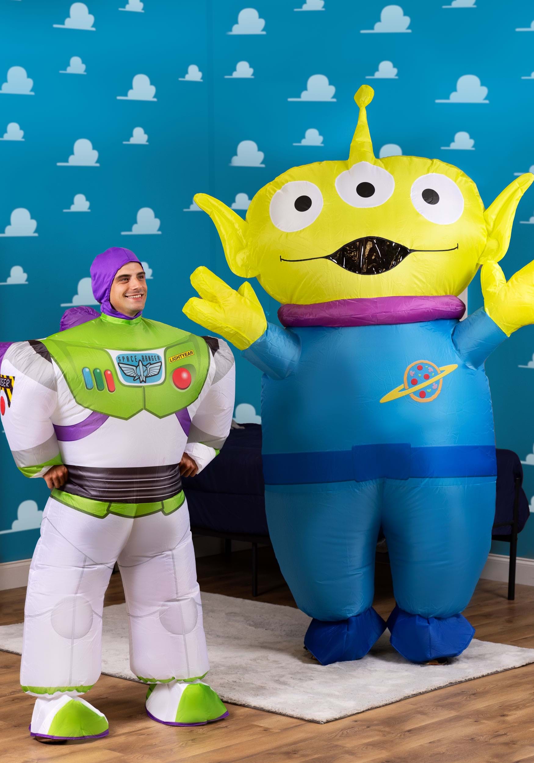 Disney Toy Story Adult Buzz Lightyear Inflatable Costume