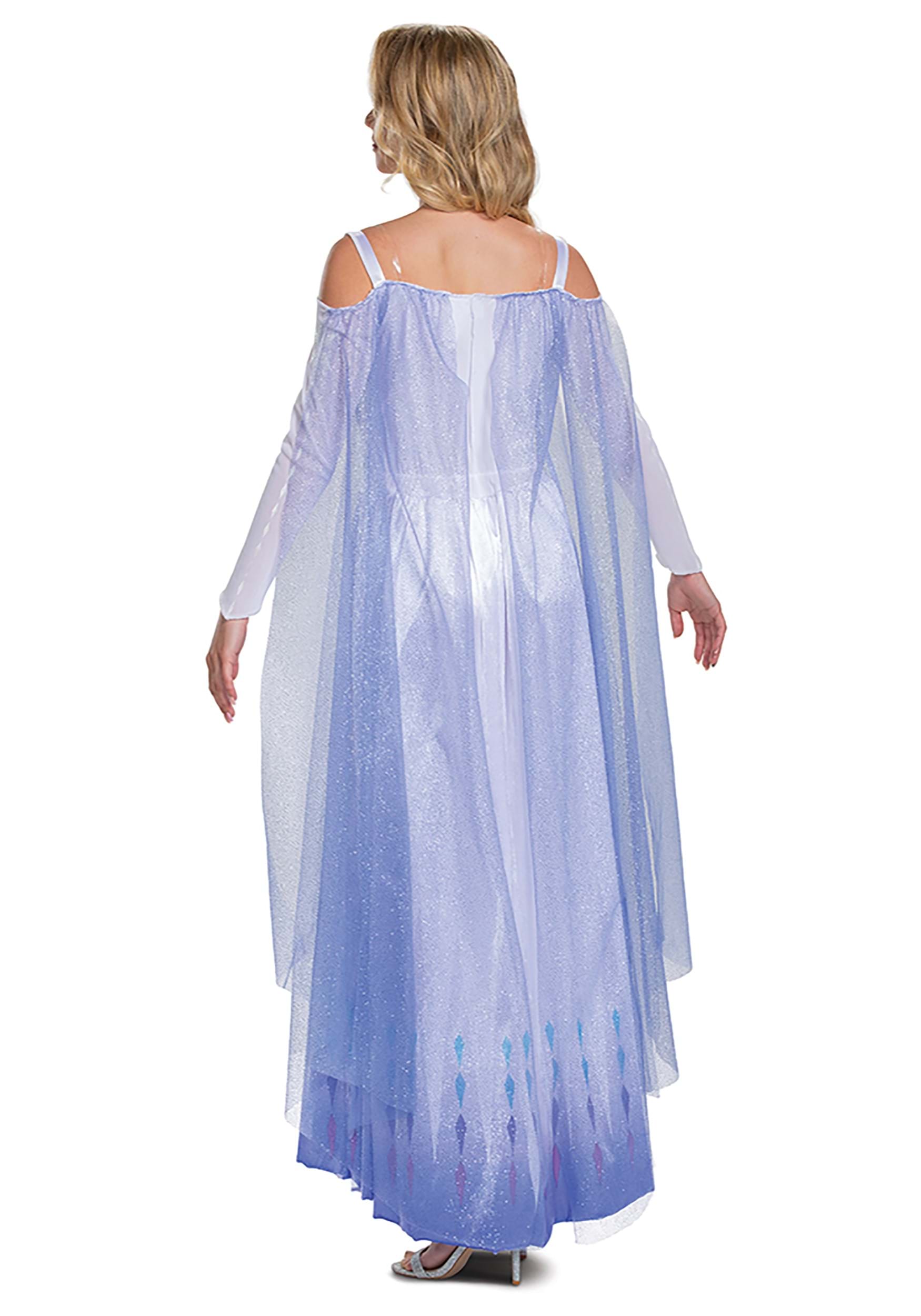 Women's Frozen Snow Queen Elsa Deluxe Costume 2 Women's Frozen Snow Queen Elsa Deluxe Costume