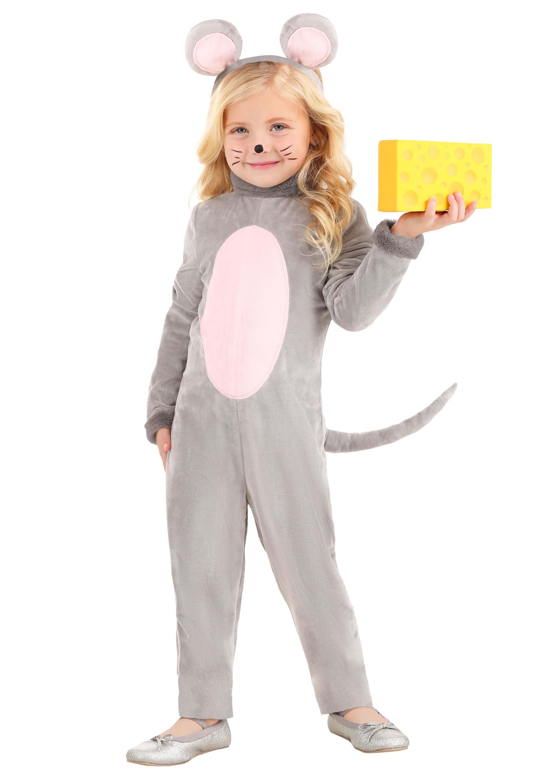 Girl's Toddler Cozy Mouse Costume