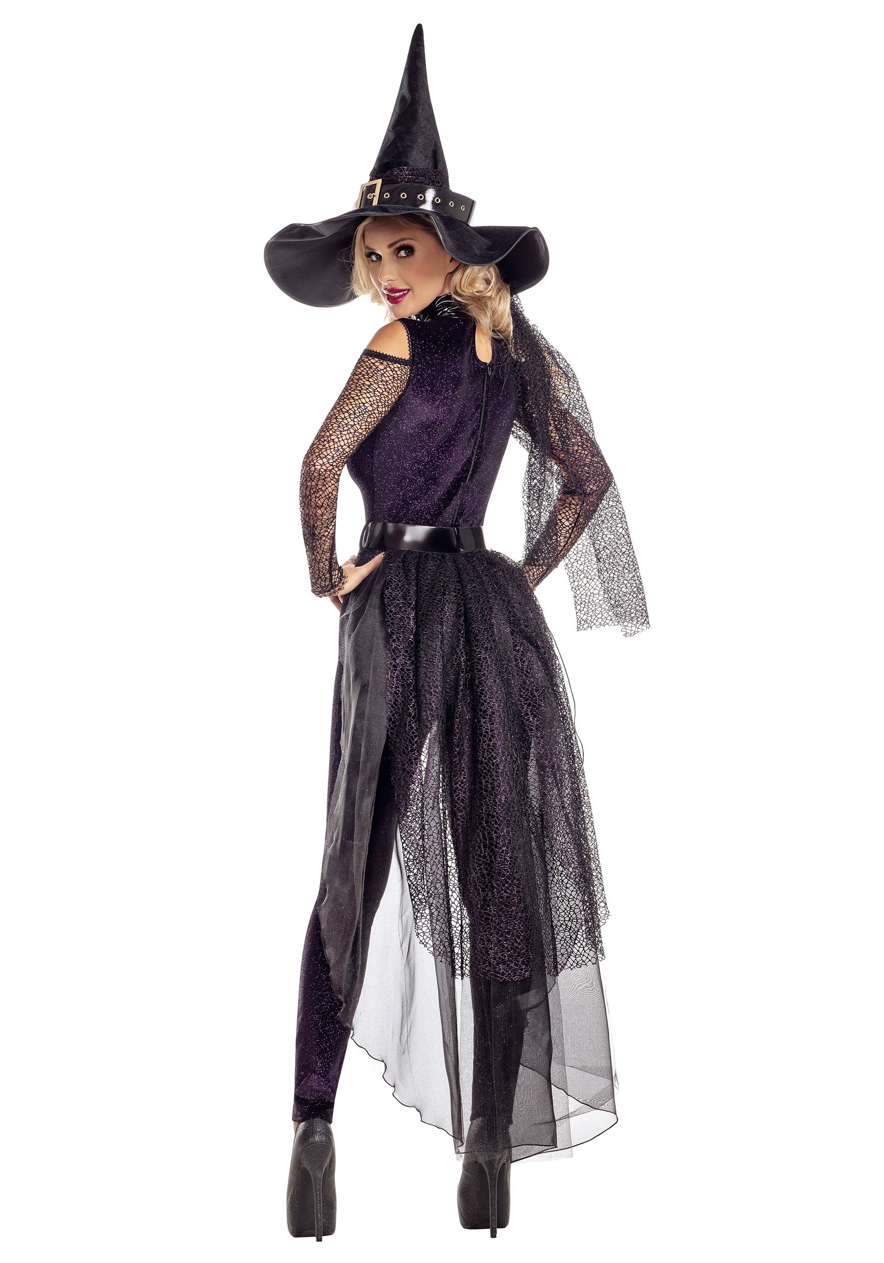 Midnight Violet Witch Costume for Women
