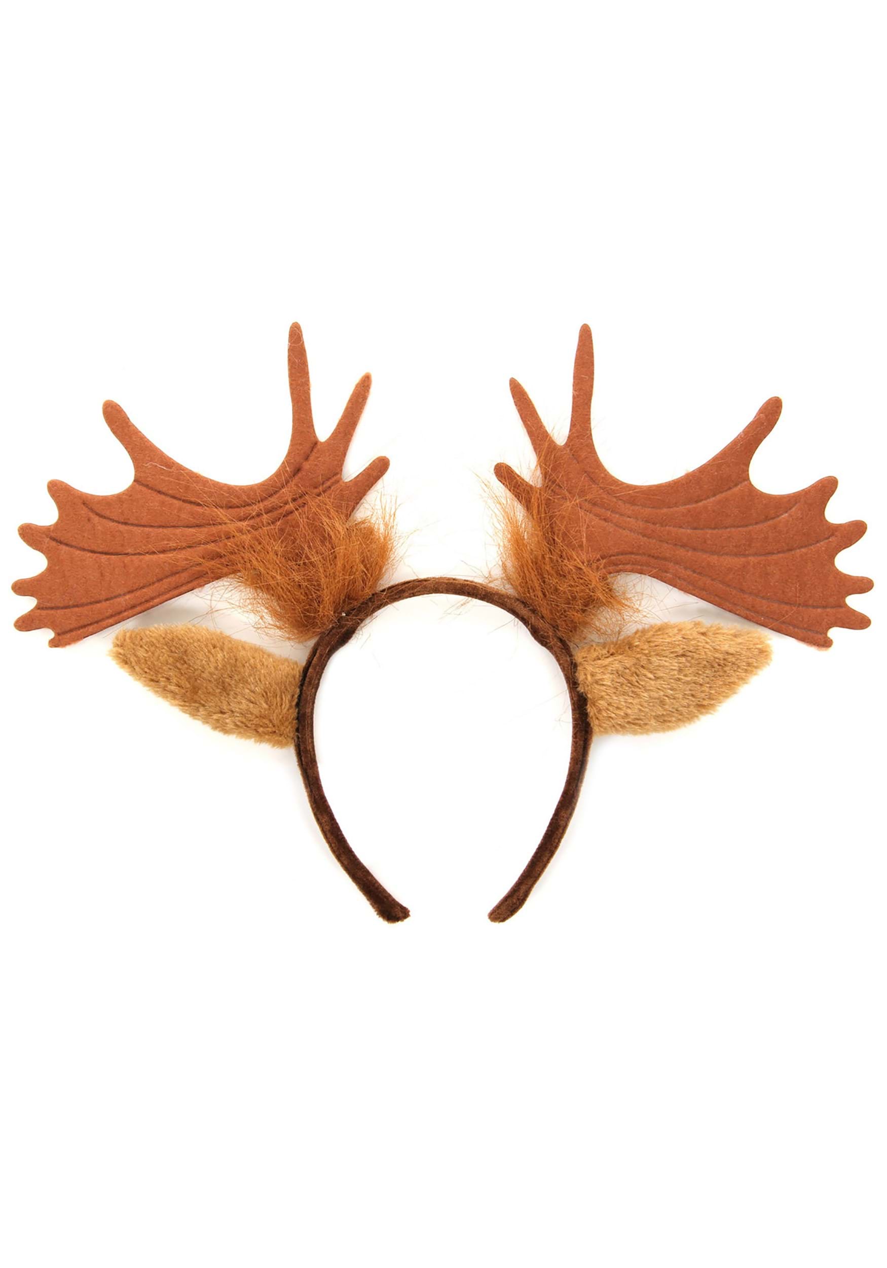 Moose Ears & Antlers Headband Accessory