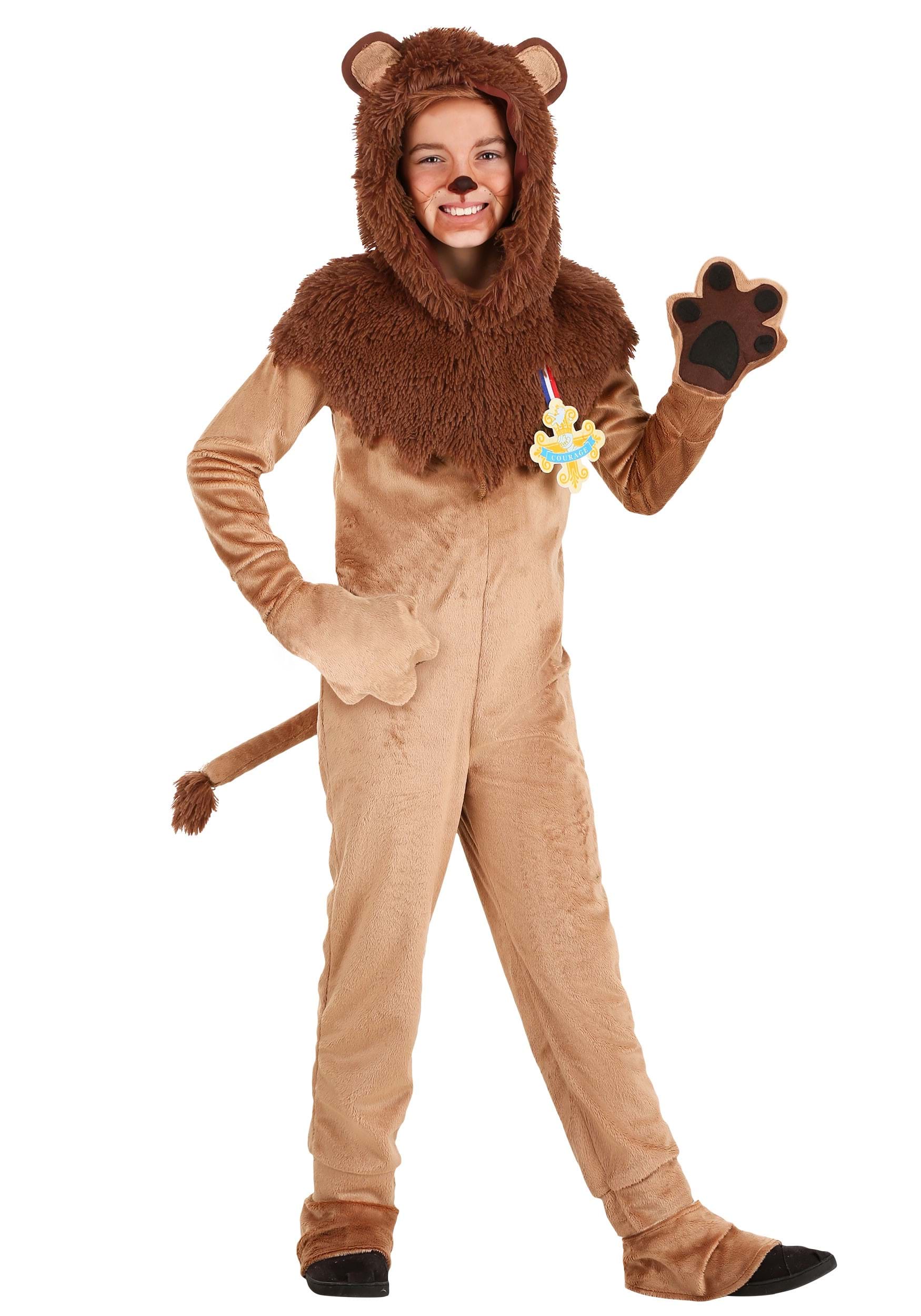 Kids Wizard of Oz Cowardly Lion Costume