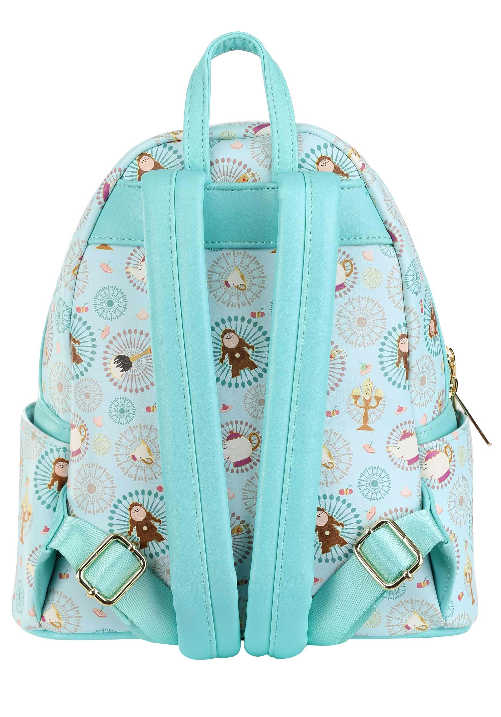 Beauty and the Beast Be Our Guest Loungefly Mini Backpack