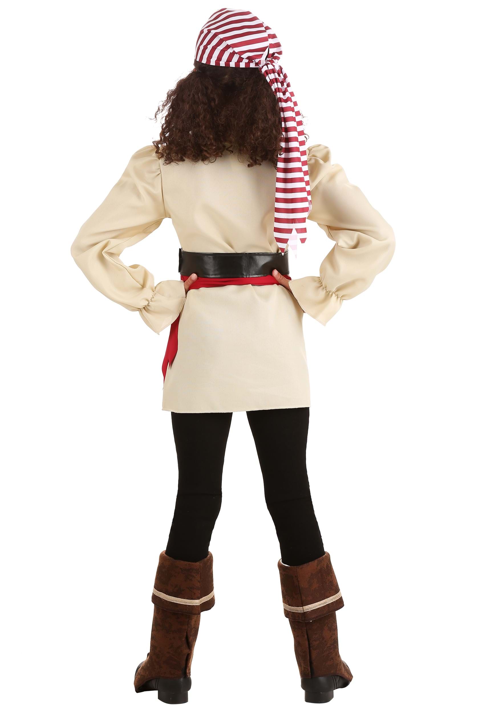 Cavalier Buccaneer Costume For Girls
