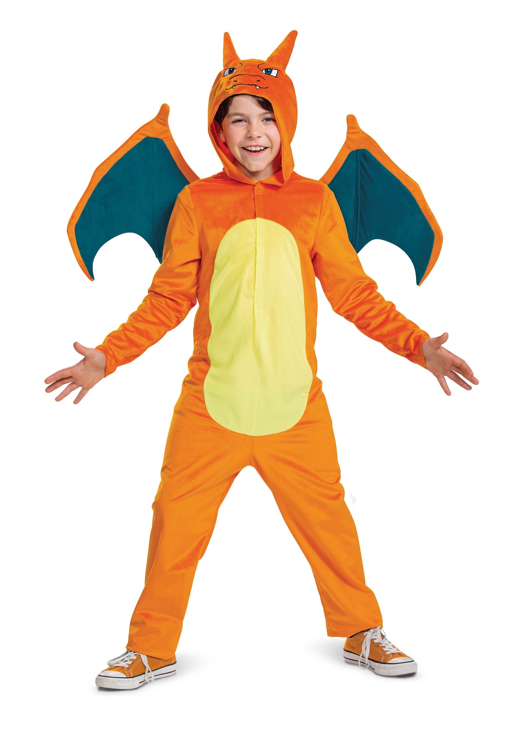 Pok茅mon Charizard Deluxe Kid's Costume 3 Pok茅mon Charizard Deluxe Kid's Costume