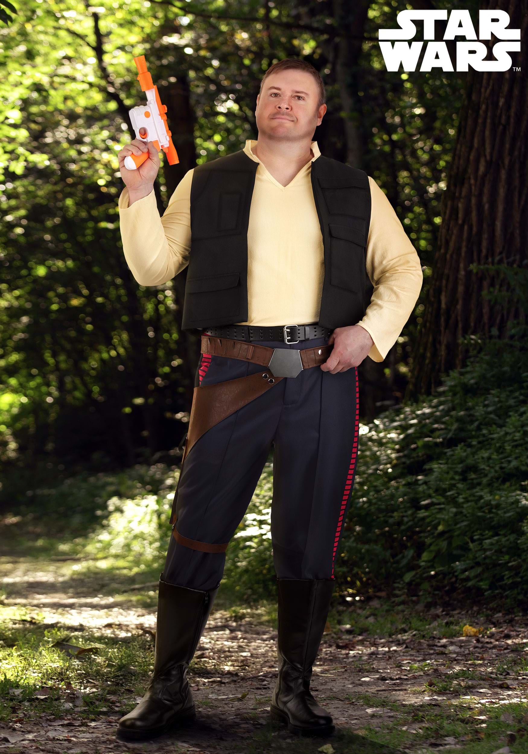 Plus Size Men's Deluxe Star Wars Han Solo Costume