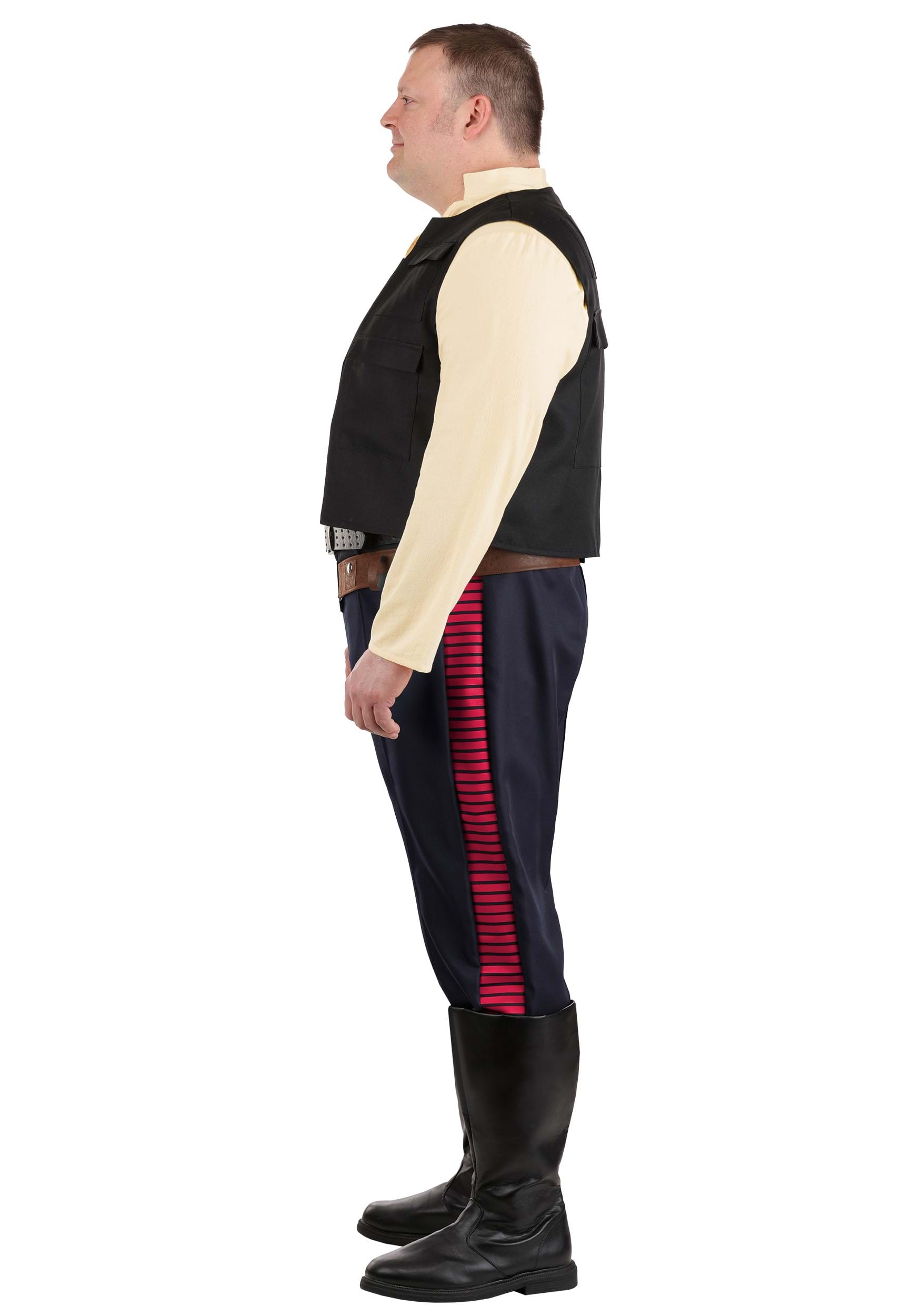 Plus Size Men's Deluxe Star Wars Han Solo Costume