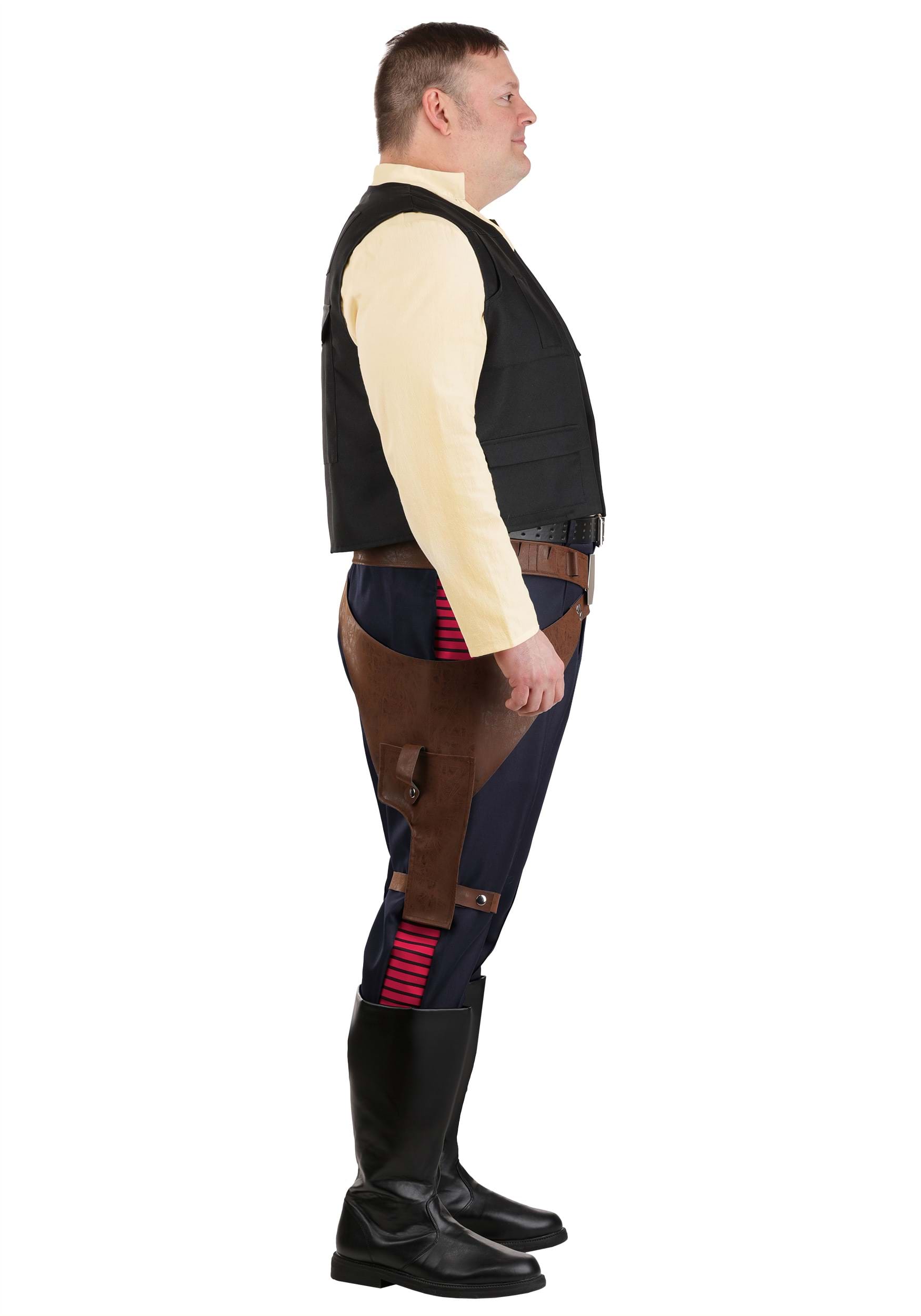 Plus Size Men's Deluxe Star Wars Han Solo Costume