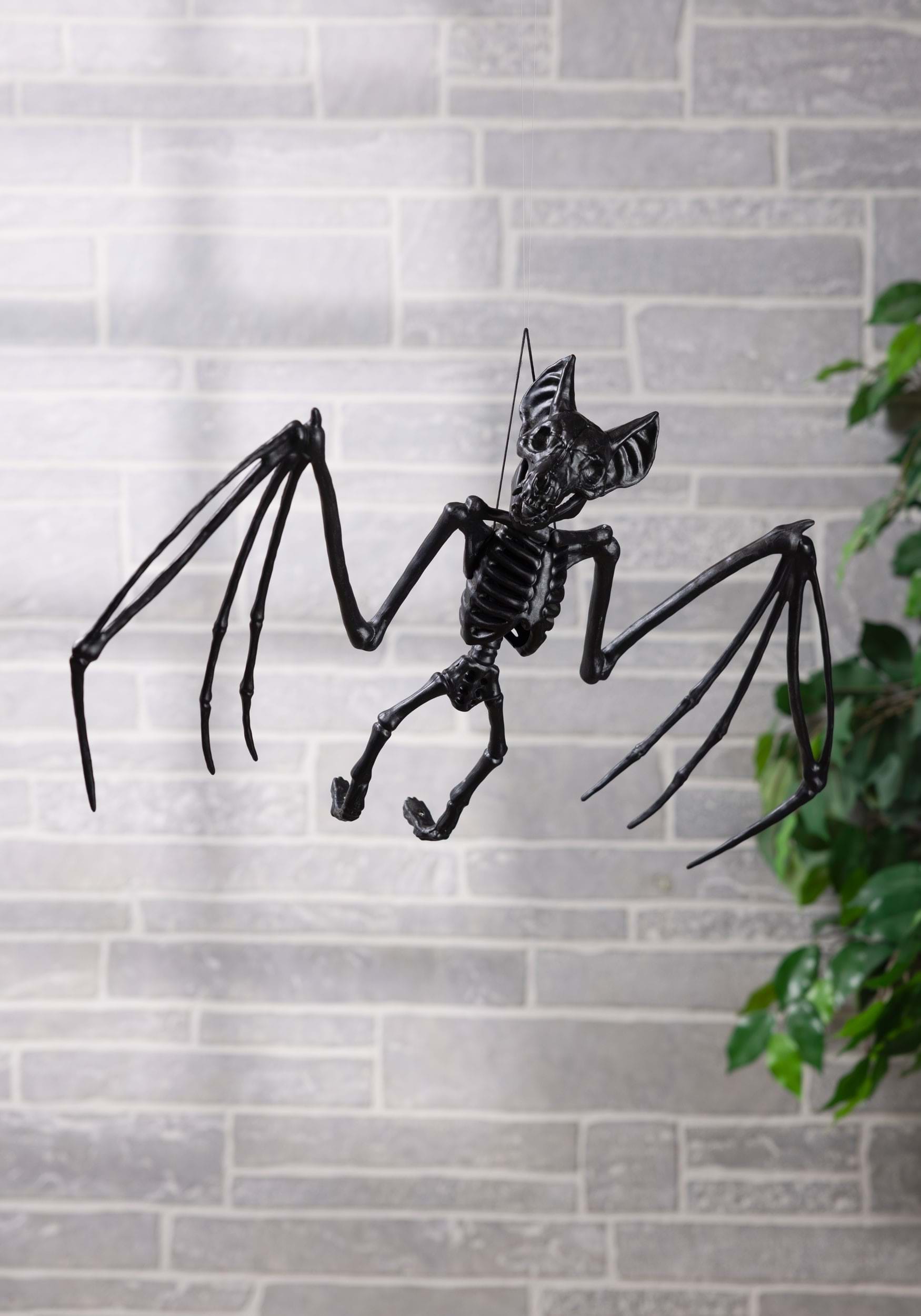 22-Inch Black Bat Skeleton Medium Prop Decoration