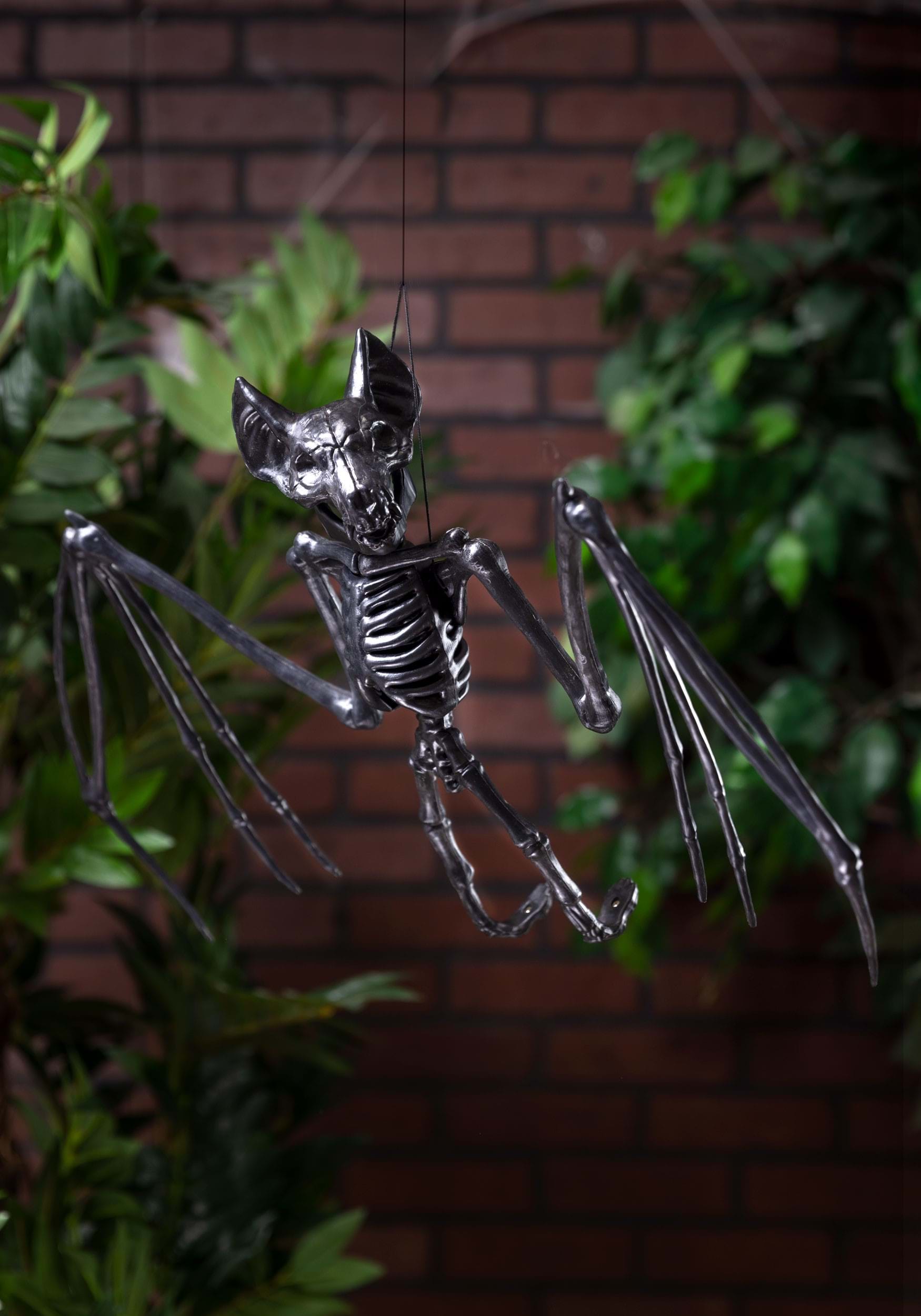 22-Inch Black Bat Skeleton Medium Prop Decoration