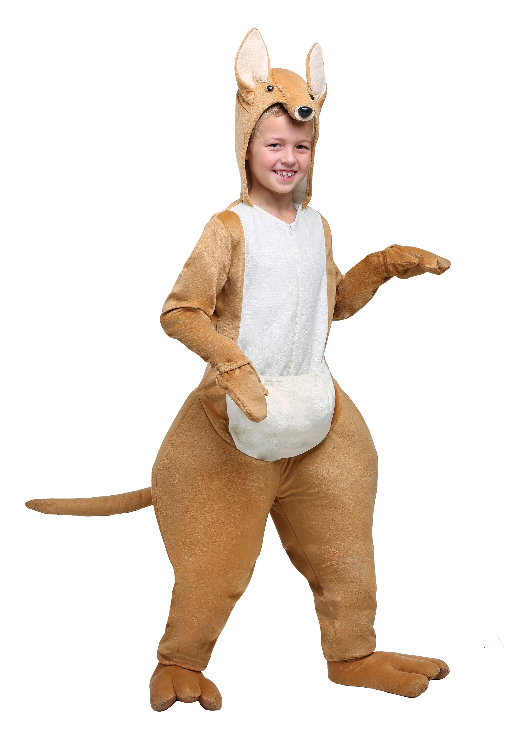 Kids Bouncy Kangaroo Costume 1 Kids Bouncy Kangaroo Costume