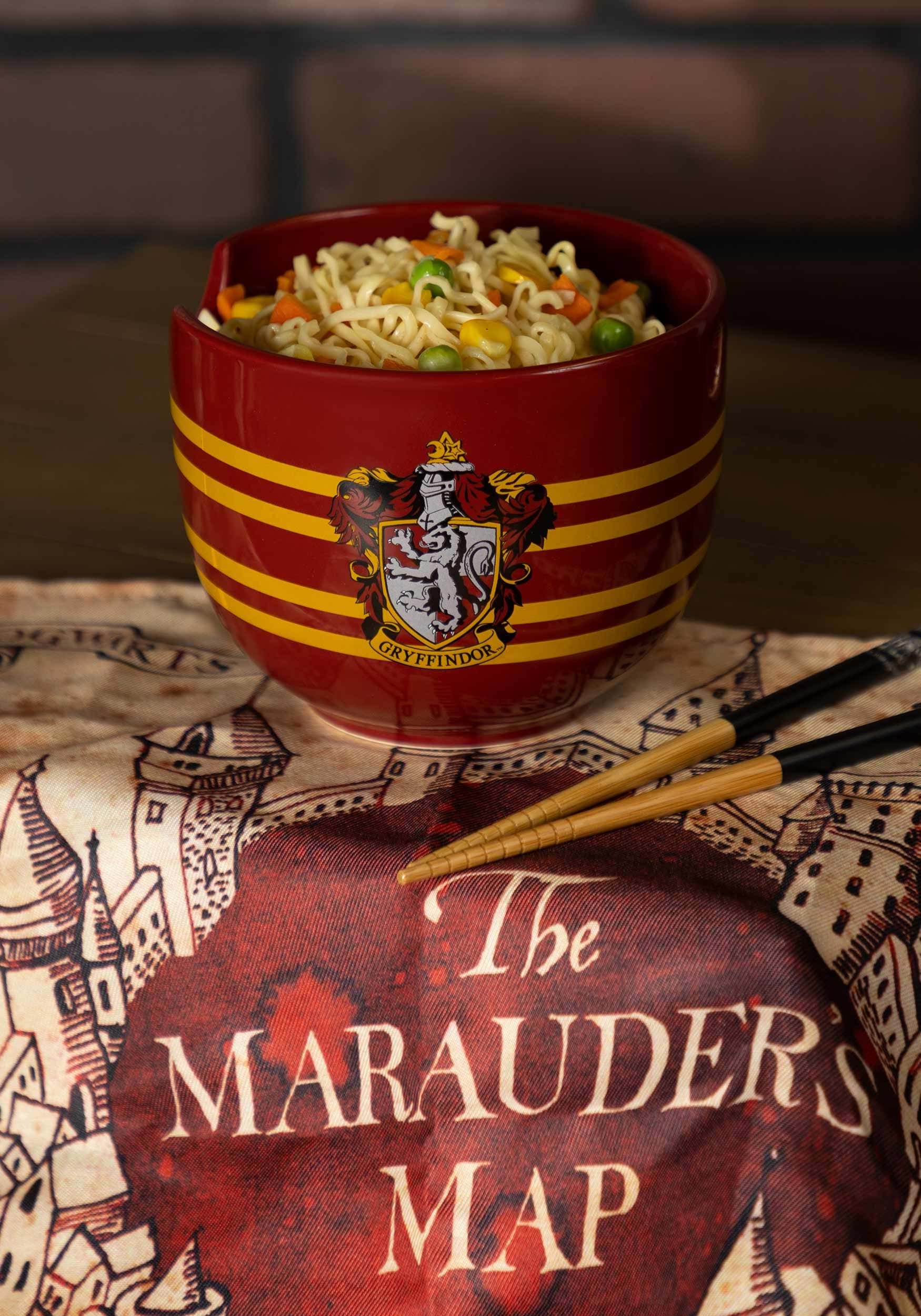 Harry Potter Gryffindor Ramen Bowl with Chopsticks