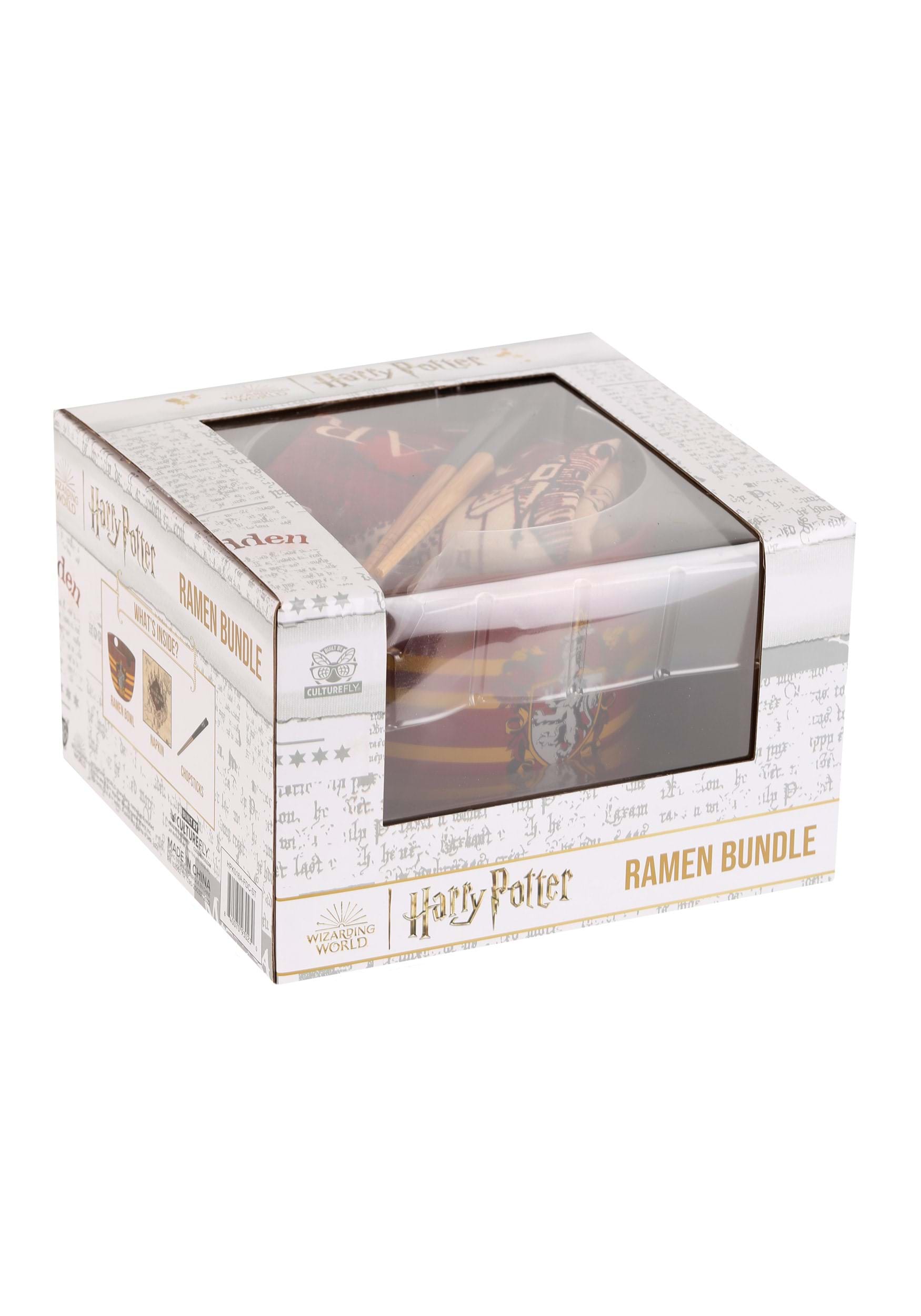 Harry Potter Gryffindor Ramen Bowl with Chopsticks