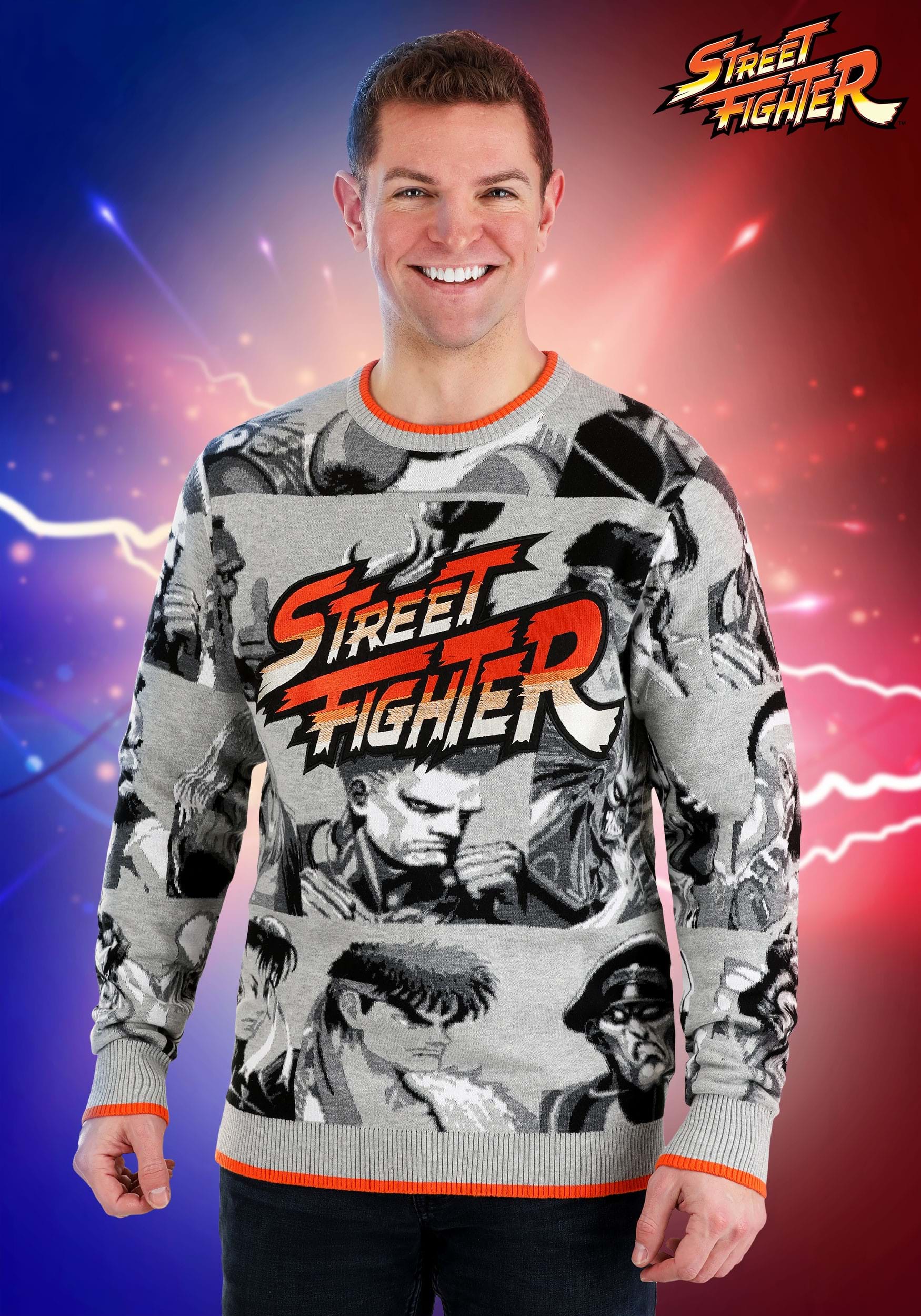 Street Fighter Sweater for Adults