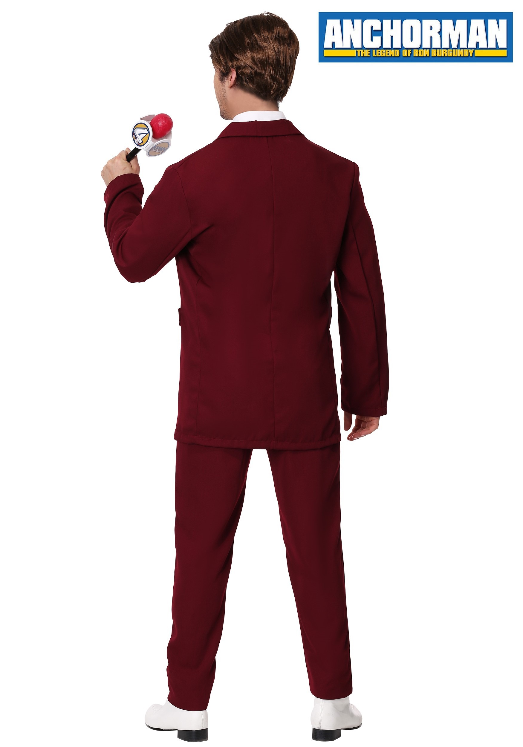 Deluxe Anchorman Ron Burgundy Men's Costume Suit 3 Deluxe Anchorman Ron Burgundy Men's Costume Suit