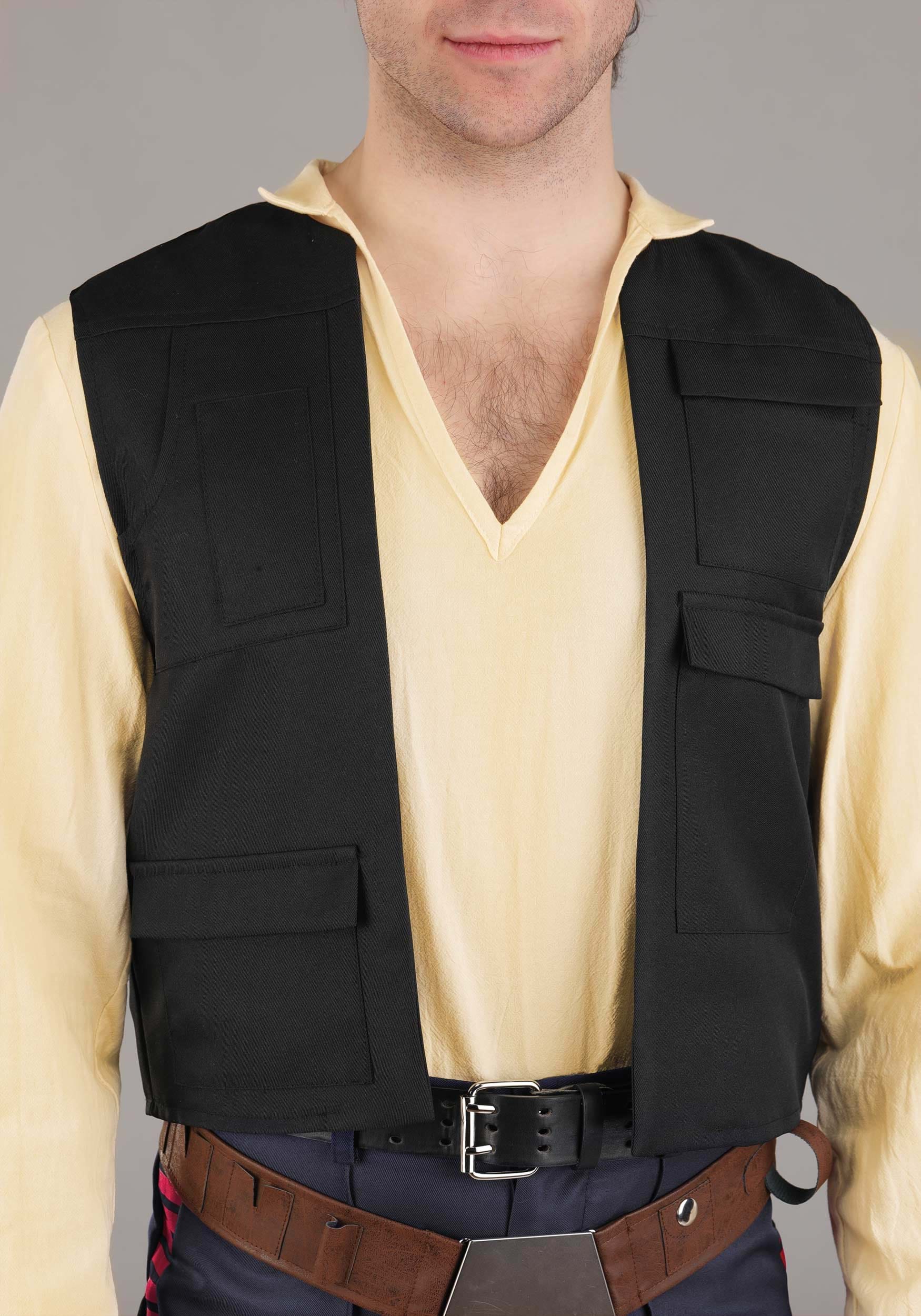 Deluxe Star Wars Han Solo Costume for Men 6 Deluxe Star Wars Han Solo Costume for Men
