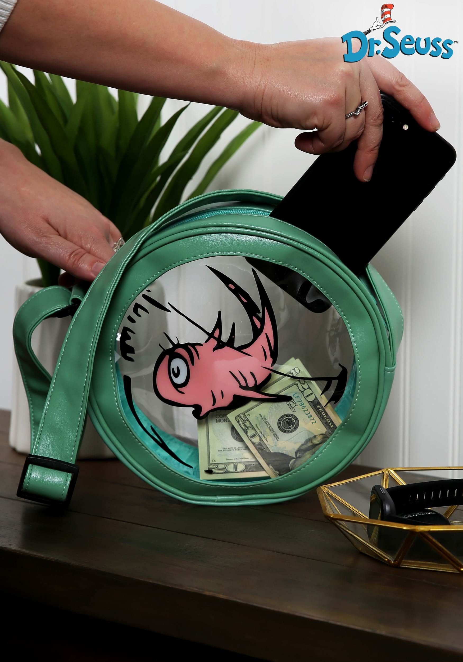 Cat in the Hat Fish Companion Costume Purse