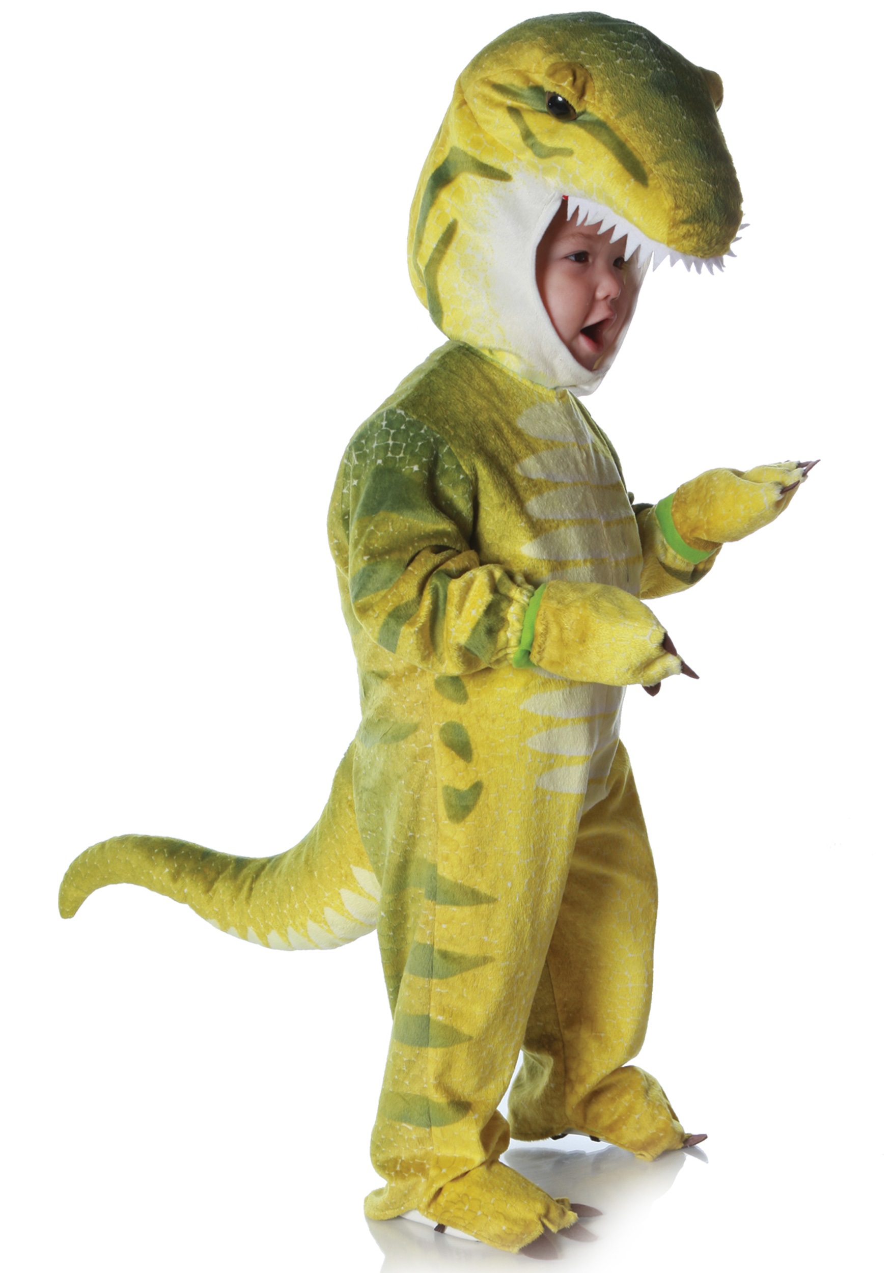 Kids Green T-Rex Costume 1 Kids Green T-Rex Costume
