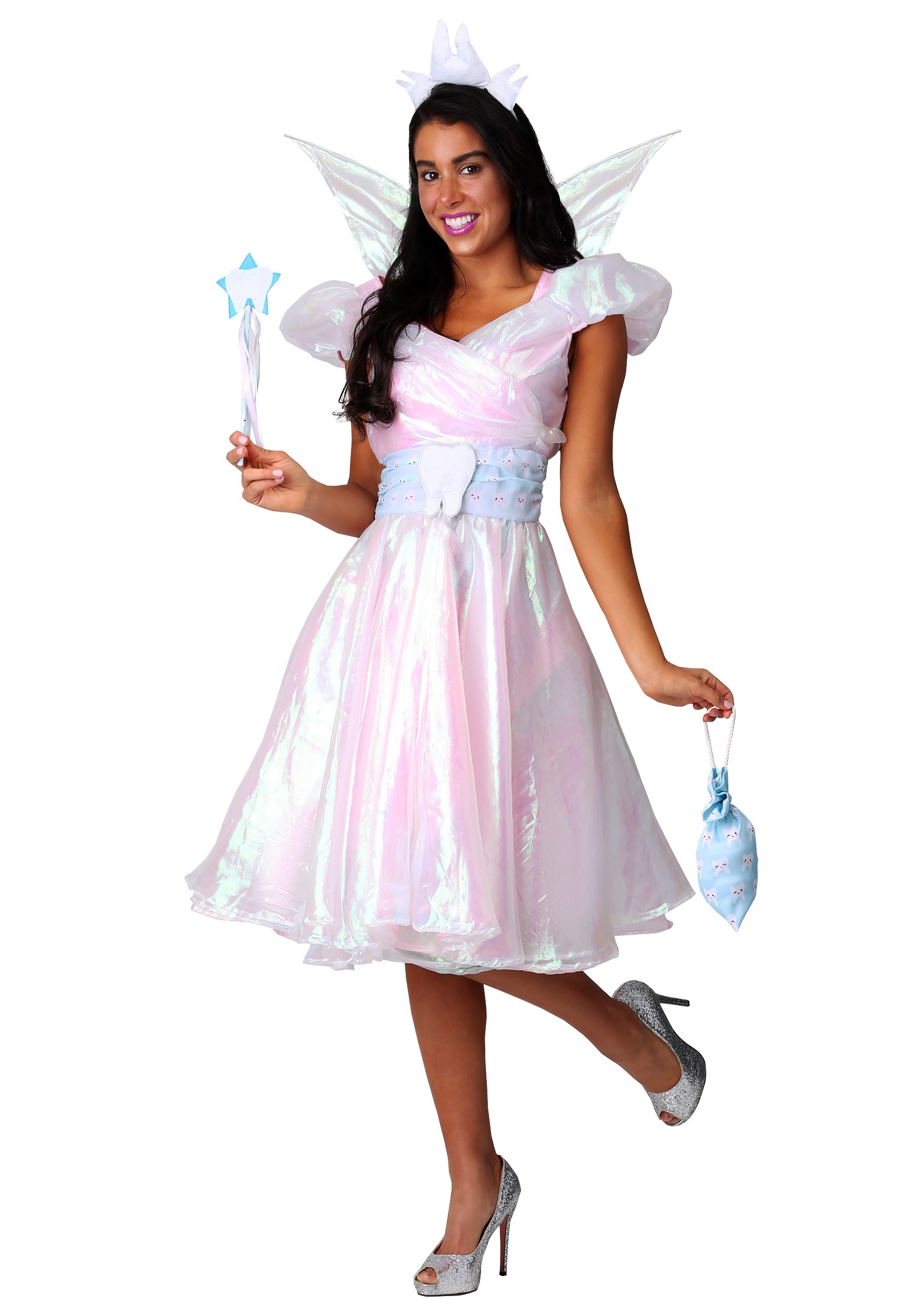 Women's Plus Size Tooth Fairy Costume 1 Women's Plus Size Tooth Fairy Costume