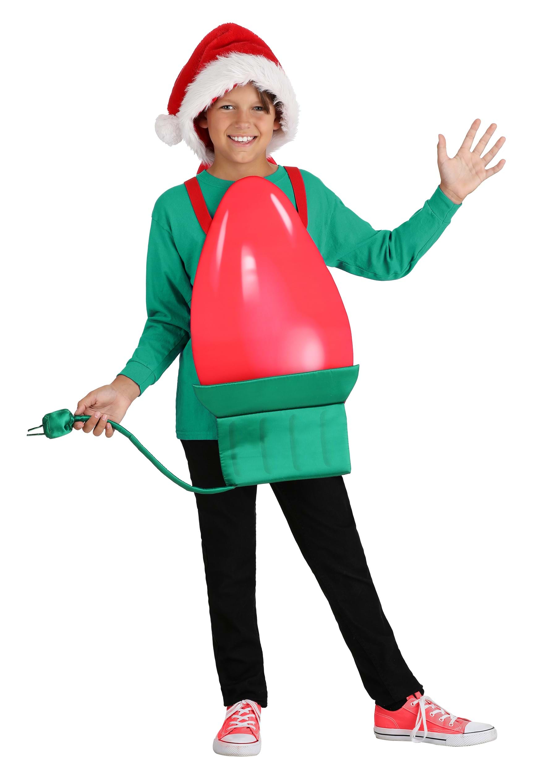 Kid's Christmas Light Bulb Costume 1 Kid's Christmas Light Bulb Costume
