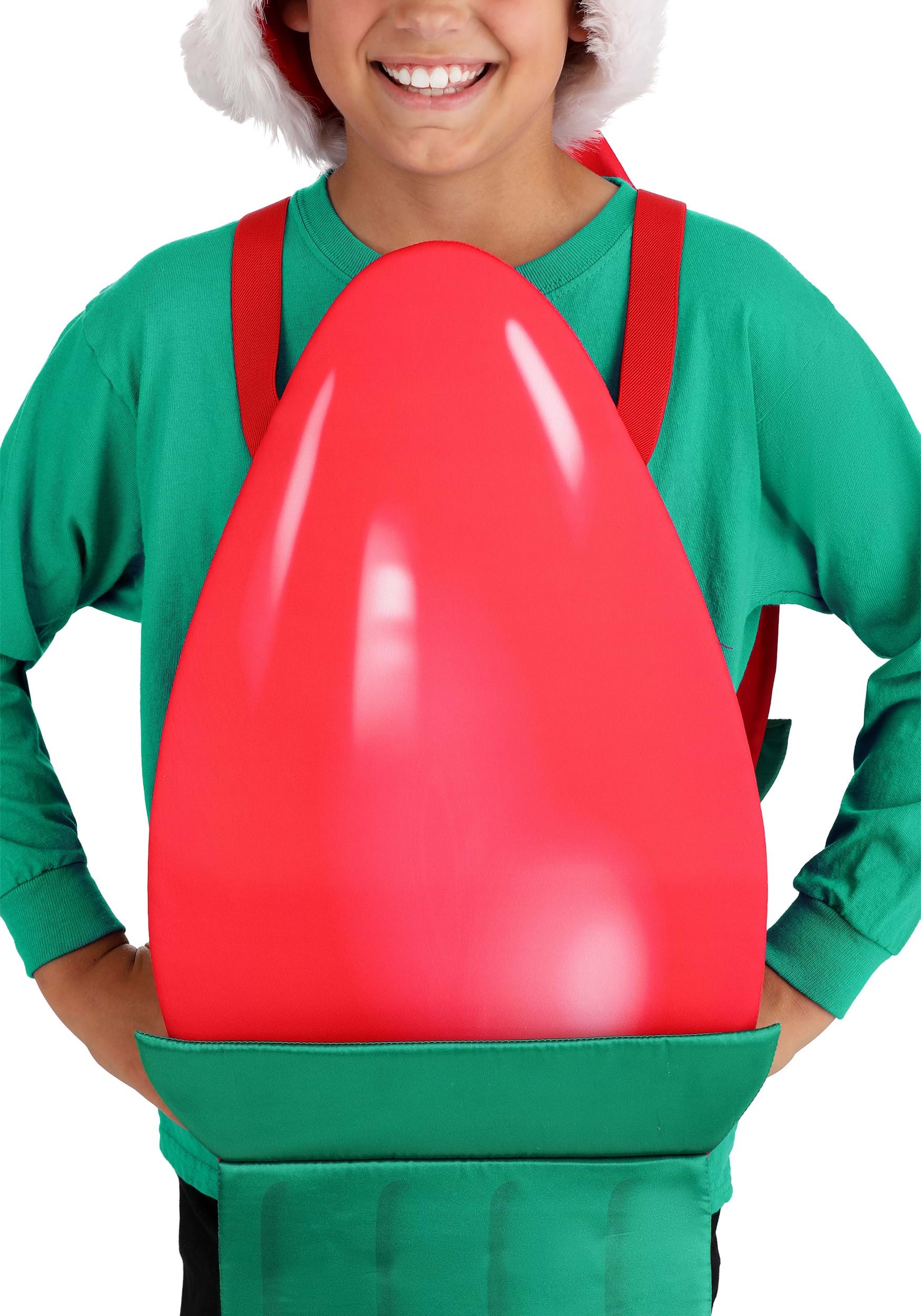 Kid's Christmas Light Bulb Costume 3 Kid's Christmas Light Bulb Costume