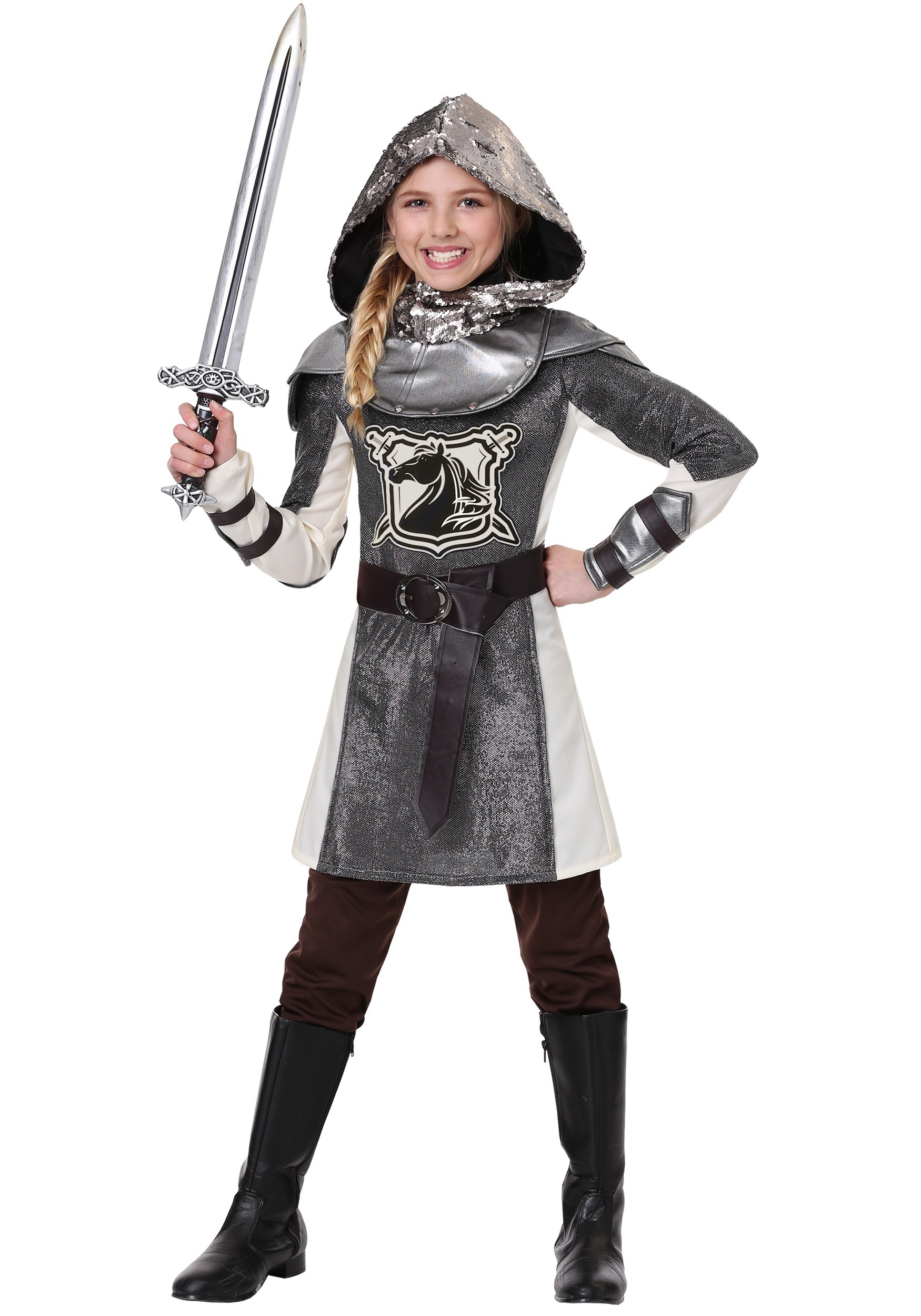 Medieval Knight Costume for Girls