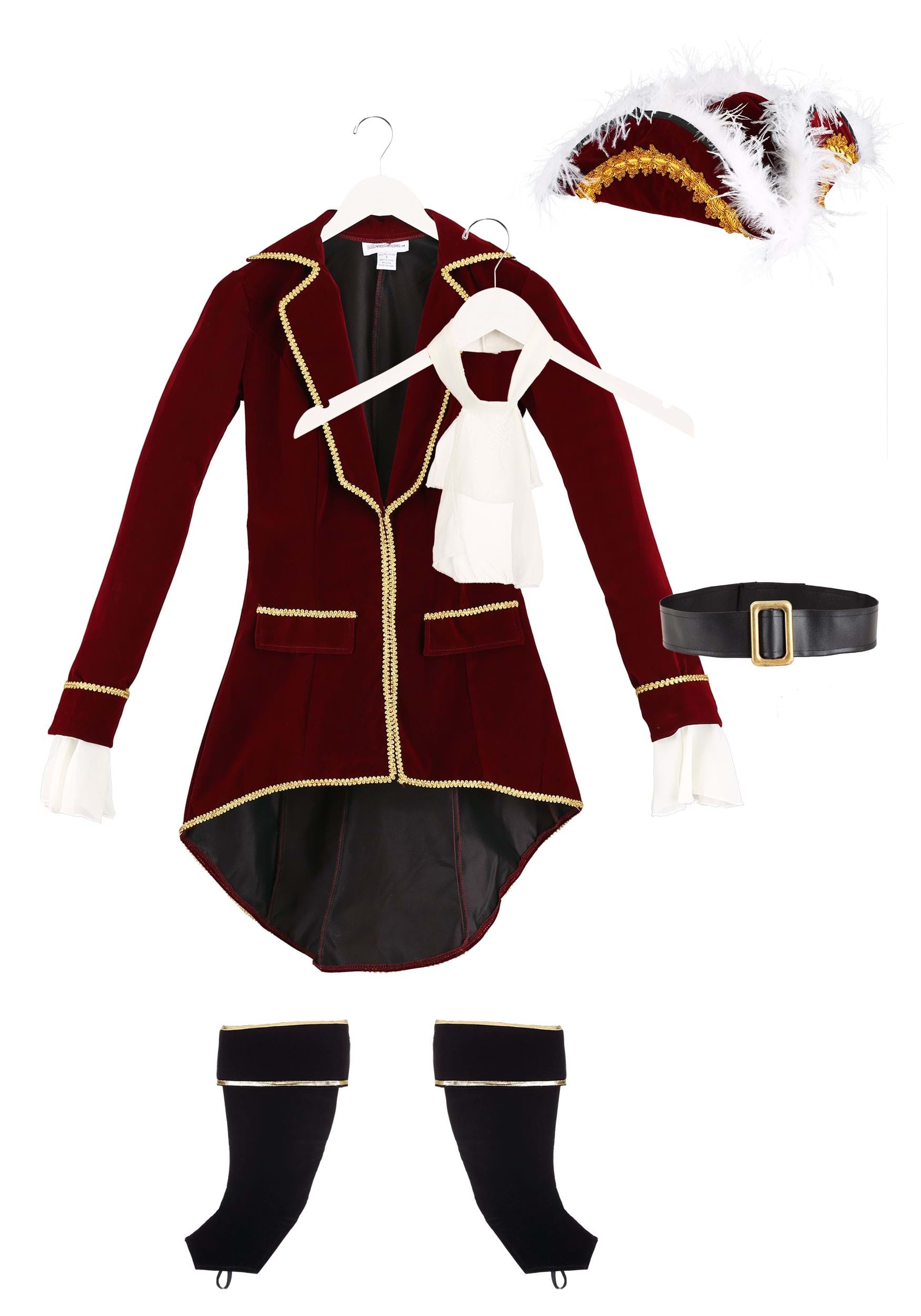 Captain Hook Costume for Women