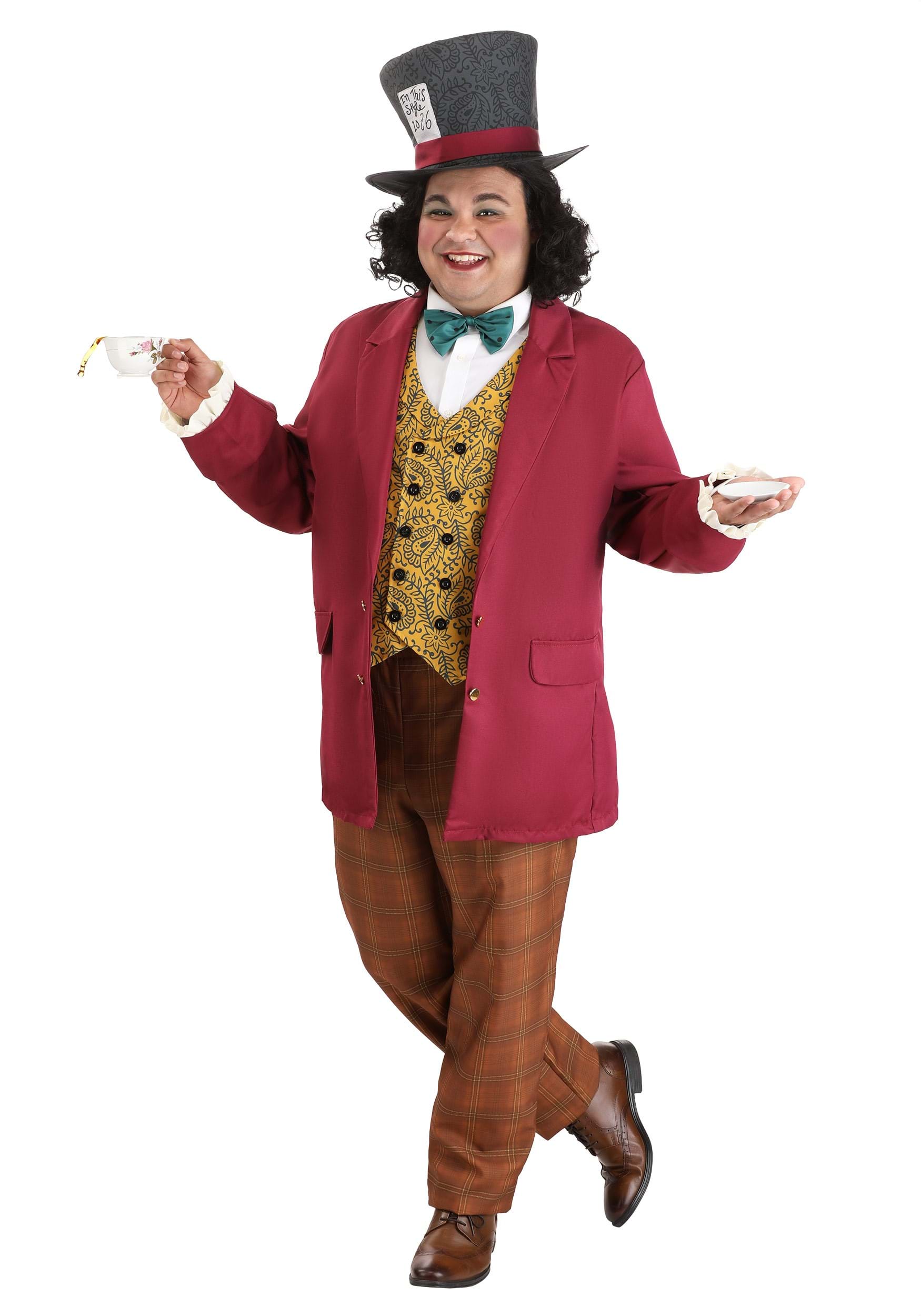 Plus Size Mad Hatter Costume for Men
