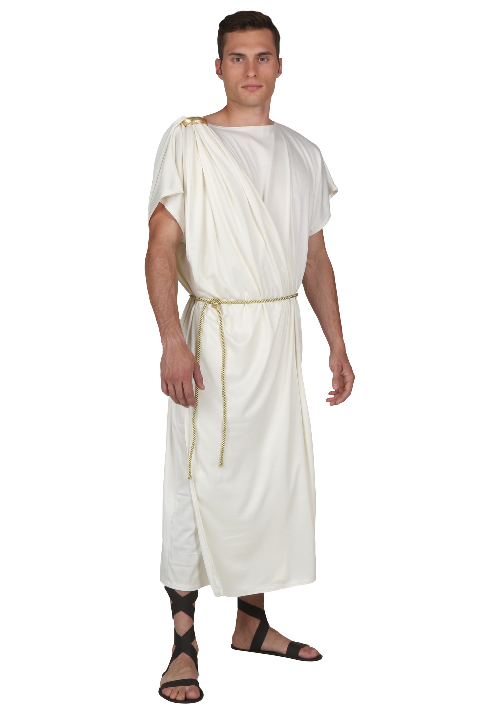 Plus Size Men's Roman Toga Costume