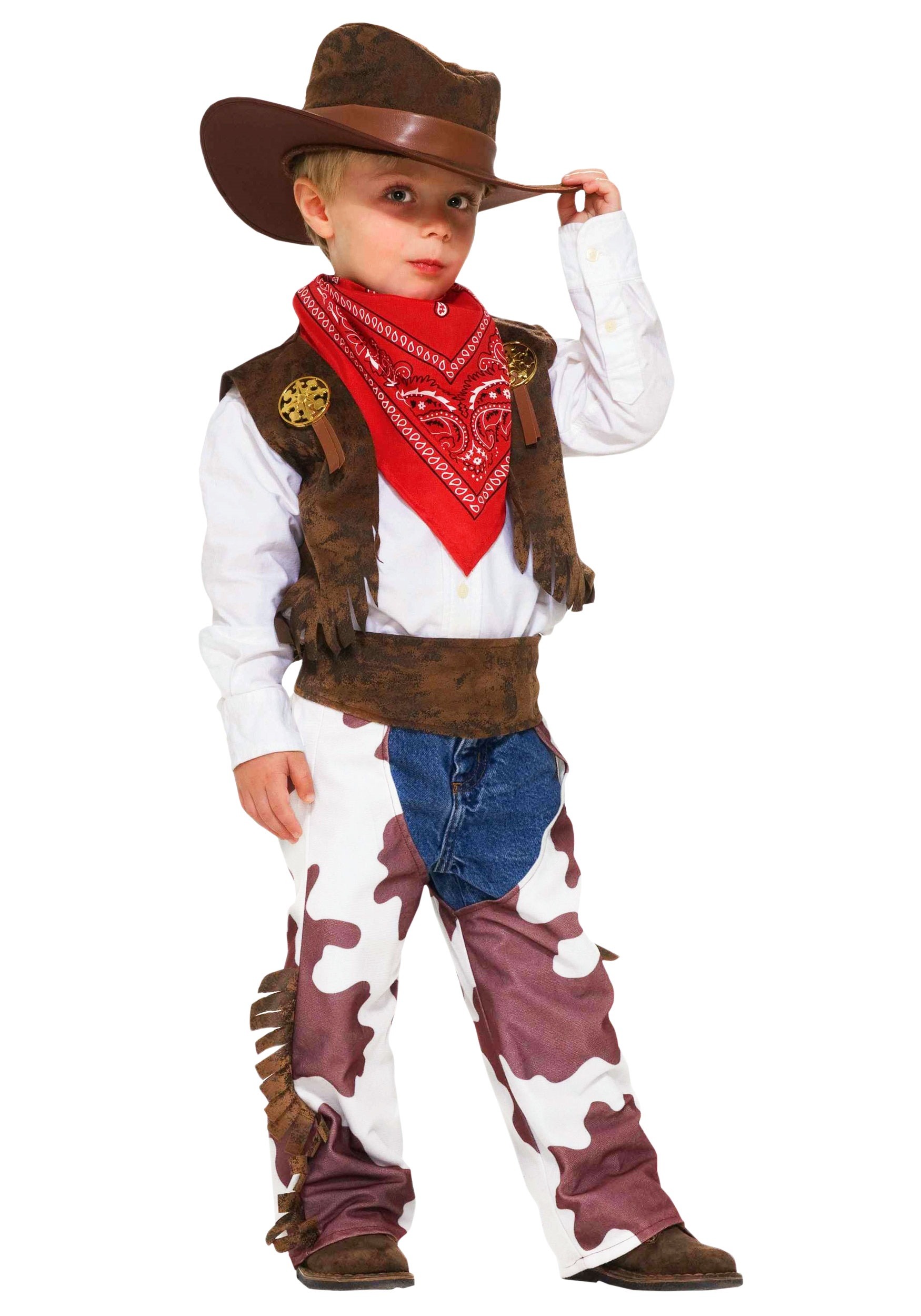 Boy's Cowboy Toddler Costume 1 Boy's Cowboy Toddler Costume